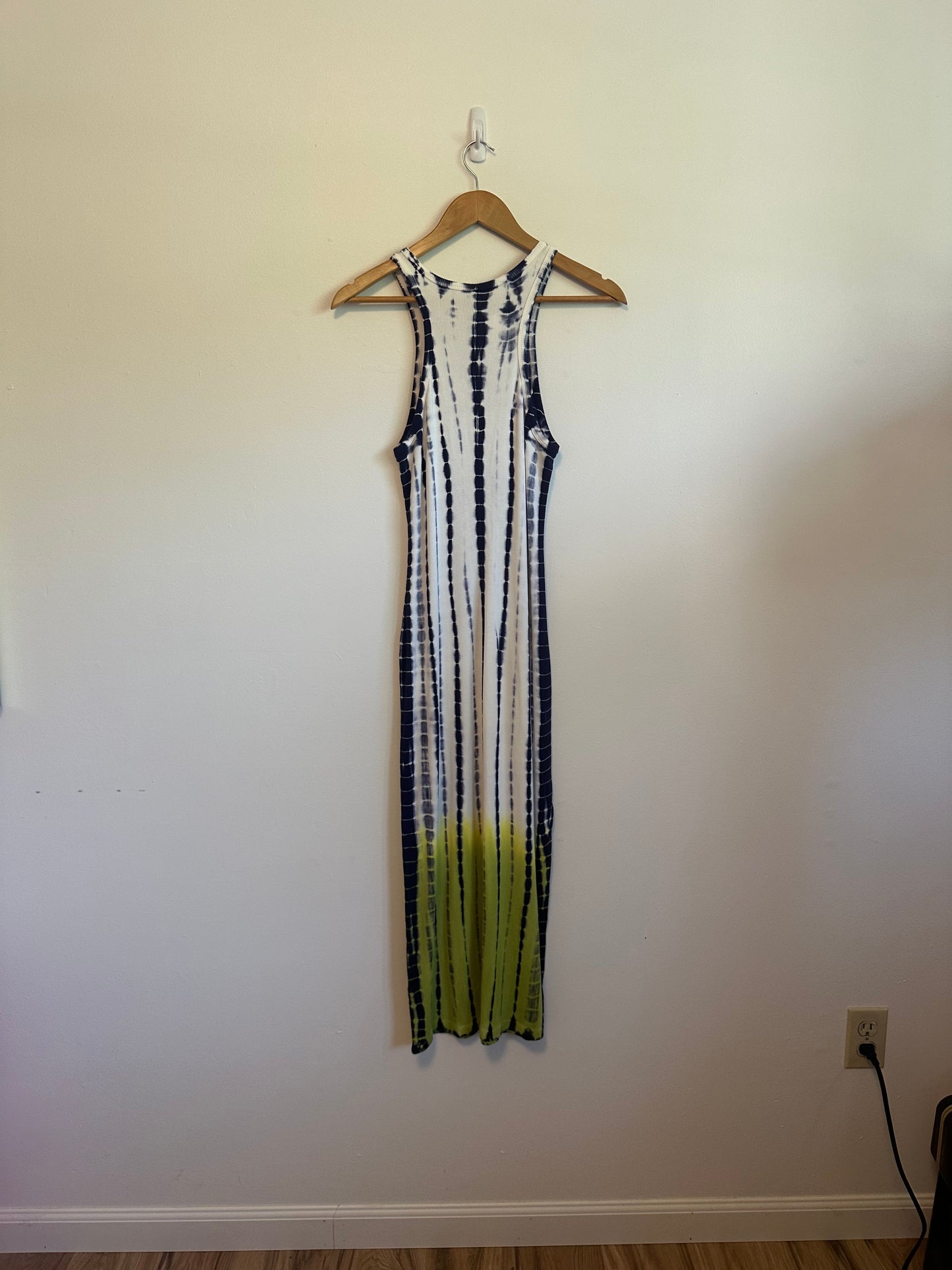 Young Fabulous & Broke Iggy Ribbed Tie Dye Tank Dress | Size Medium