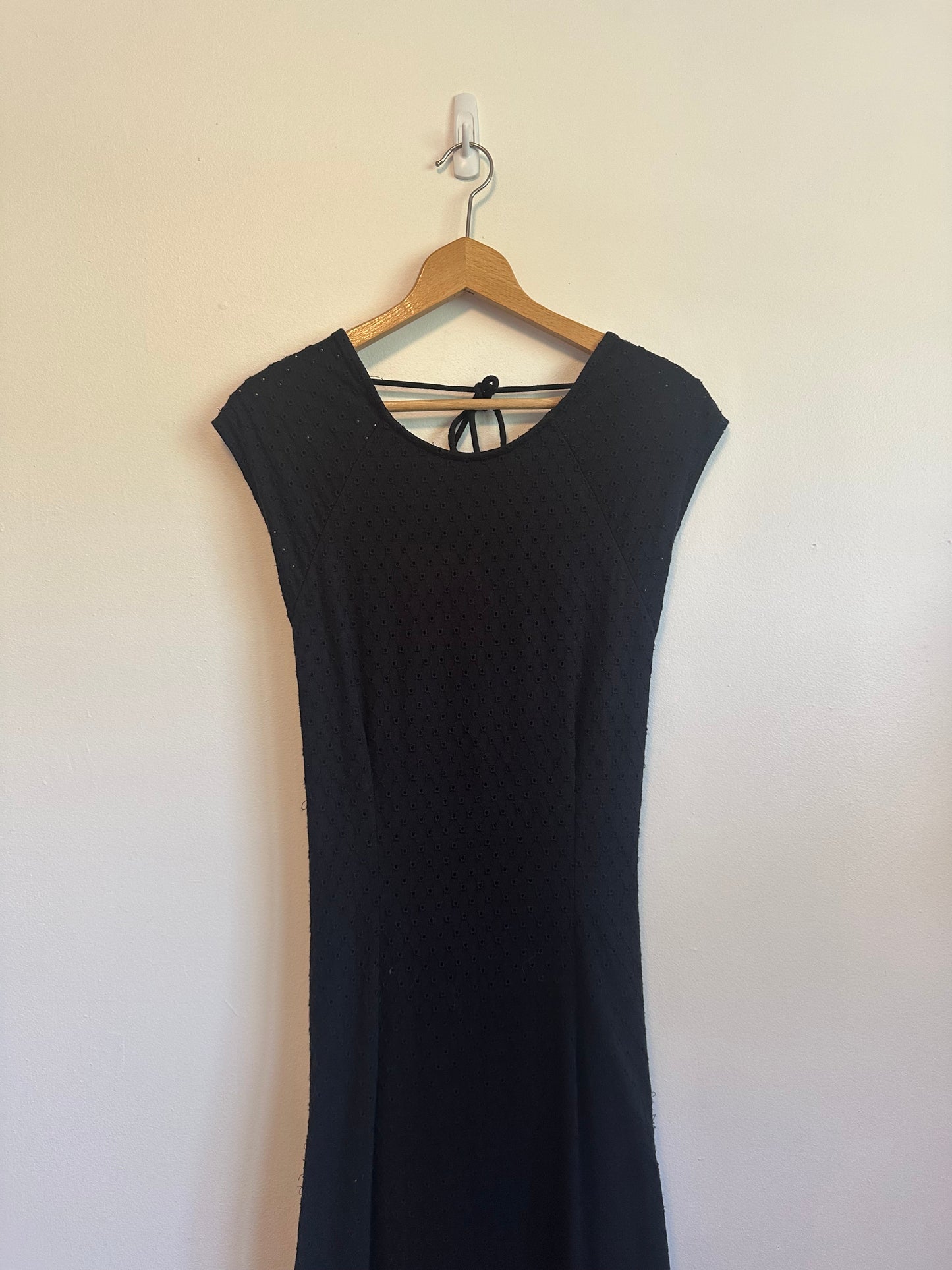 NWT Free People Eventide Midi Dress in Black | Size Large