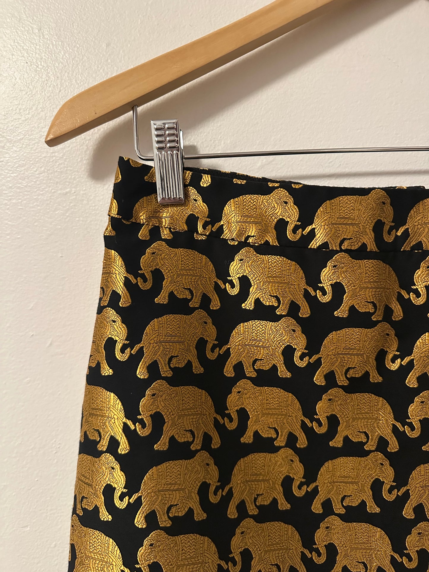 J.Crew Jacquard Elephant Parade Mini Skirt | Size 0
