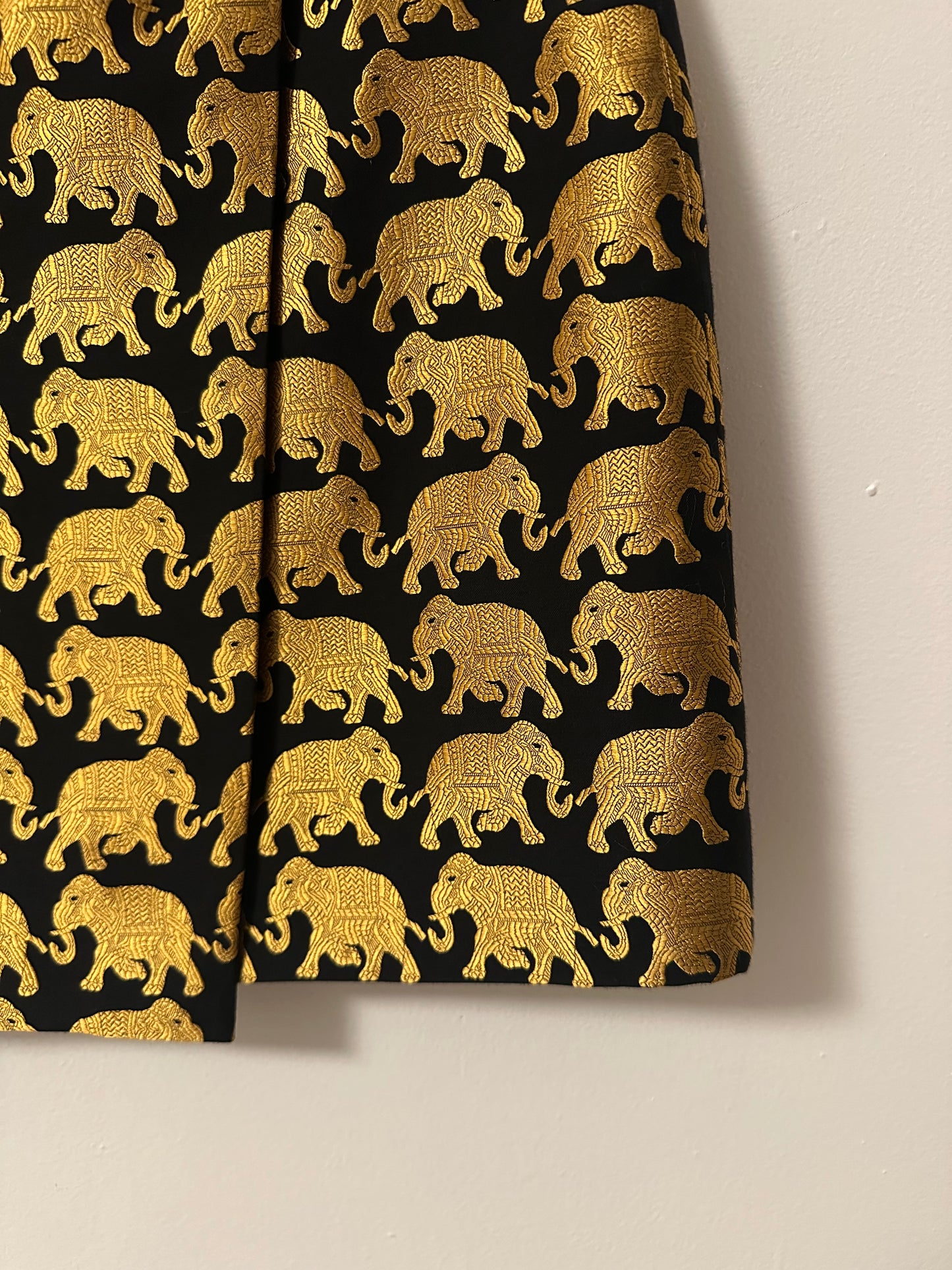 J.Crew Jacquard Elephant Parade Mini Skirt | Size 0