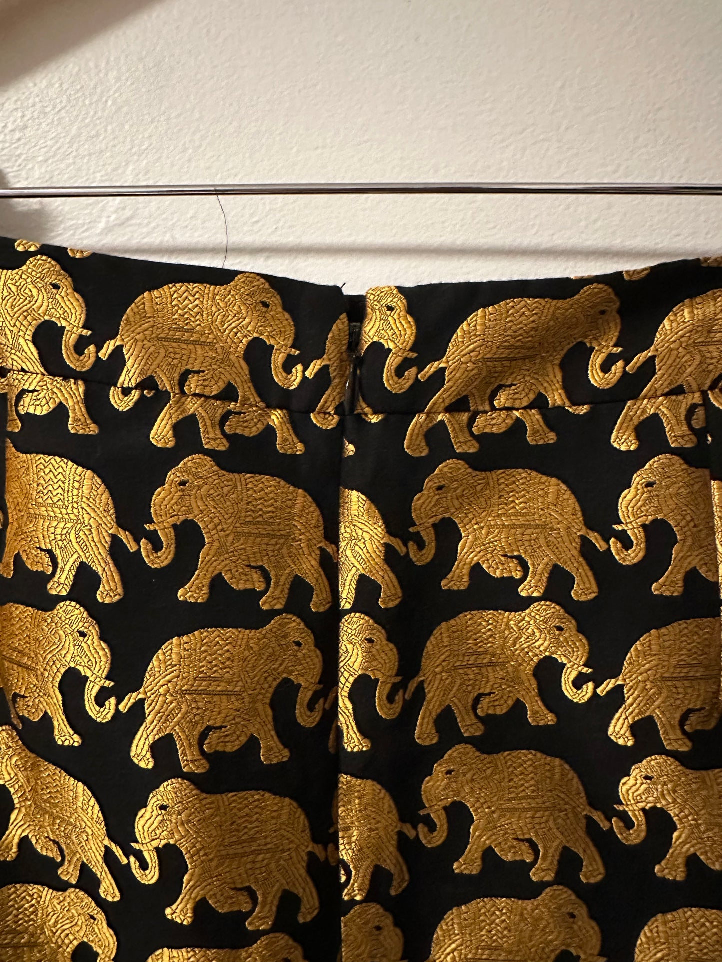 J.Crew Jacquard Elephant Parade Mini Skirt | Size 0