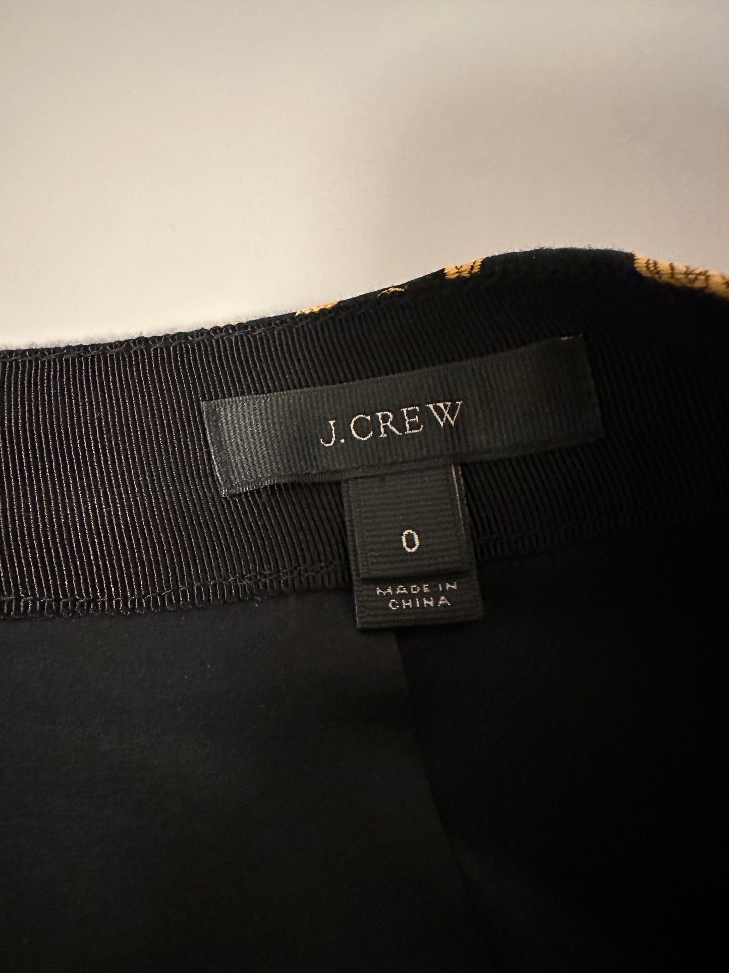 J.Crew Jacquard Elephant Parade Mini Skirt | Size 0