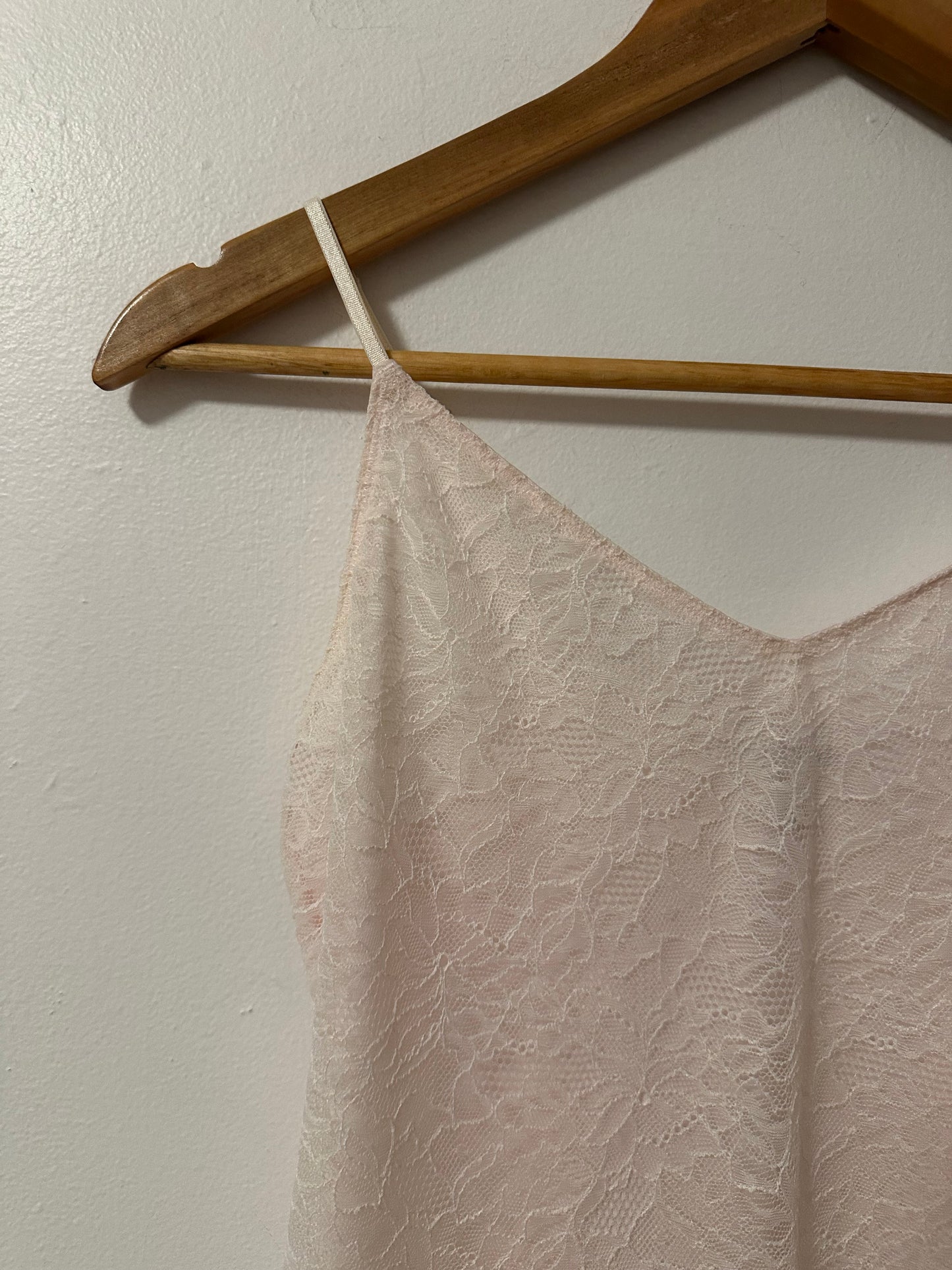 Banana Republic Lace Baby Pink Camisole Tank Top | Size Small