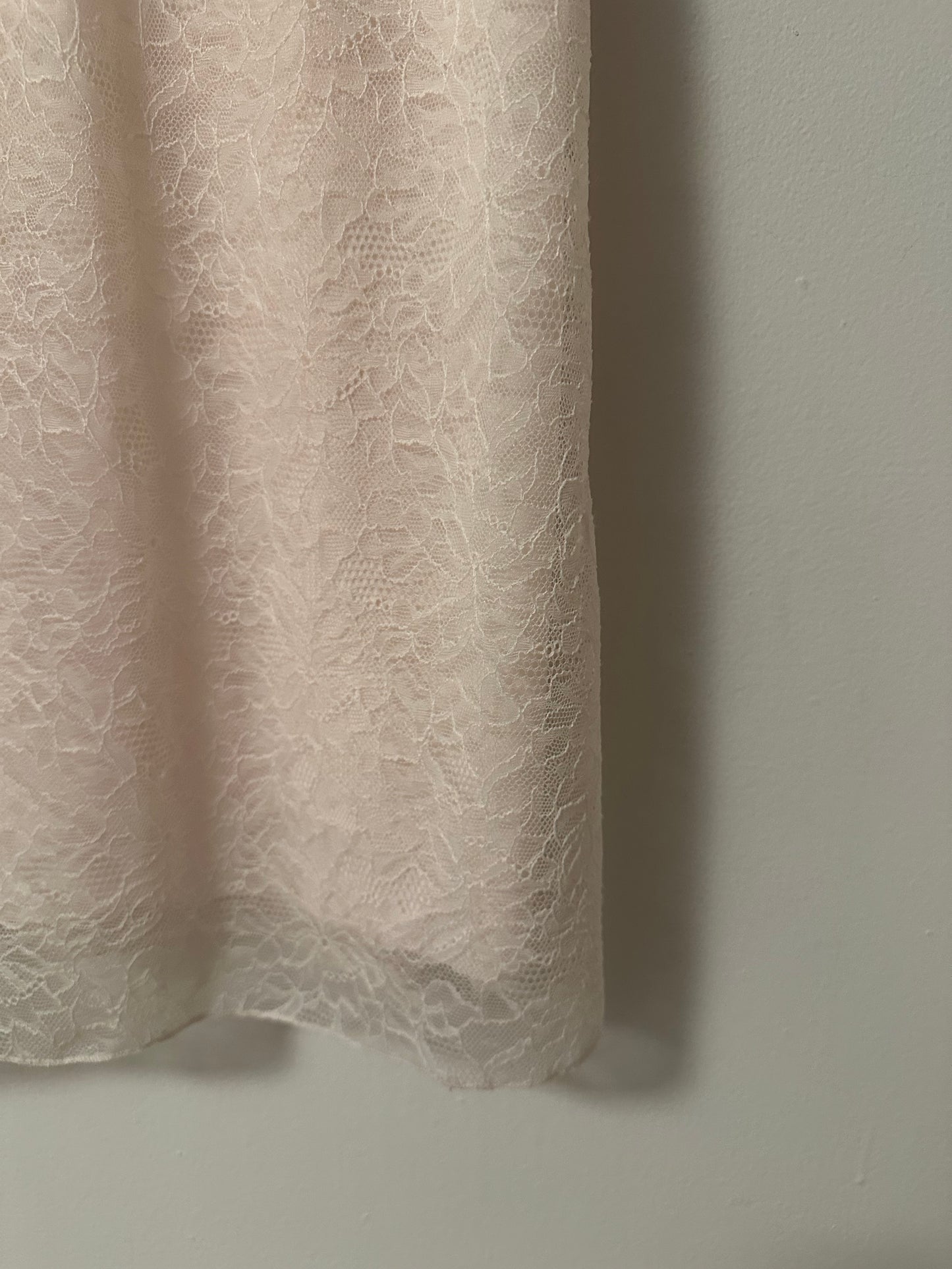 Banana Republic Lace Baby Pink Camisole Tank Top | Size Small