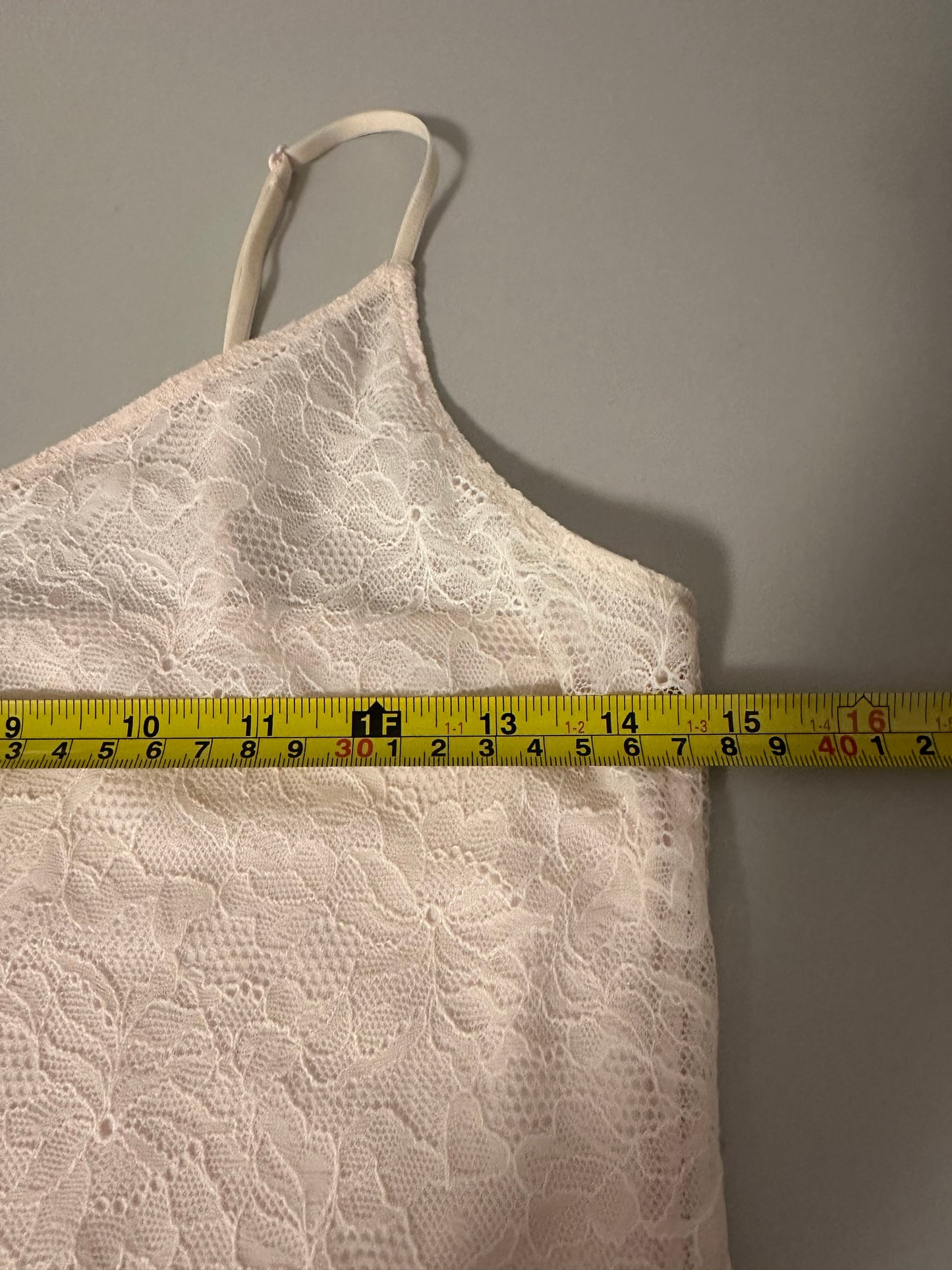 Banana Republic Lace Baby Pink Camisole Tank Top | Size Small