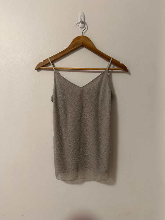 Banana Republic Lace Sage Green Camisole Tank Top | Size Small