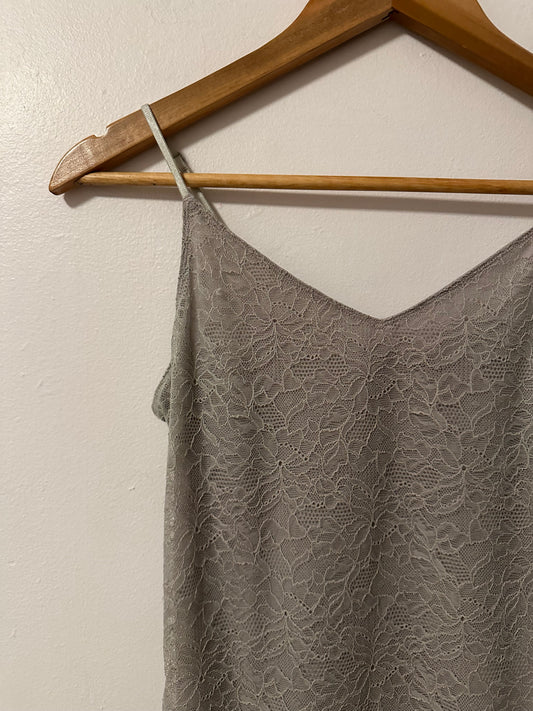 Banana Republic Lace Sage Green Camisole Tank Top | Size Small