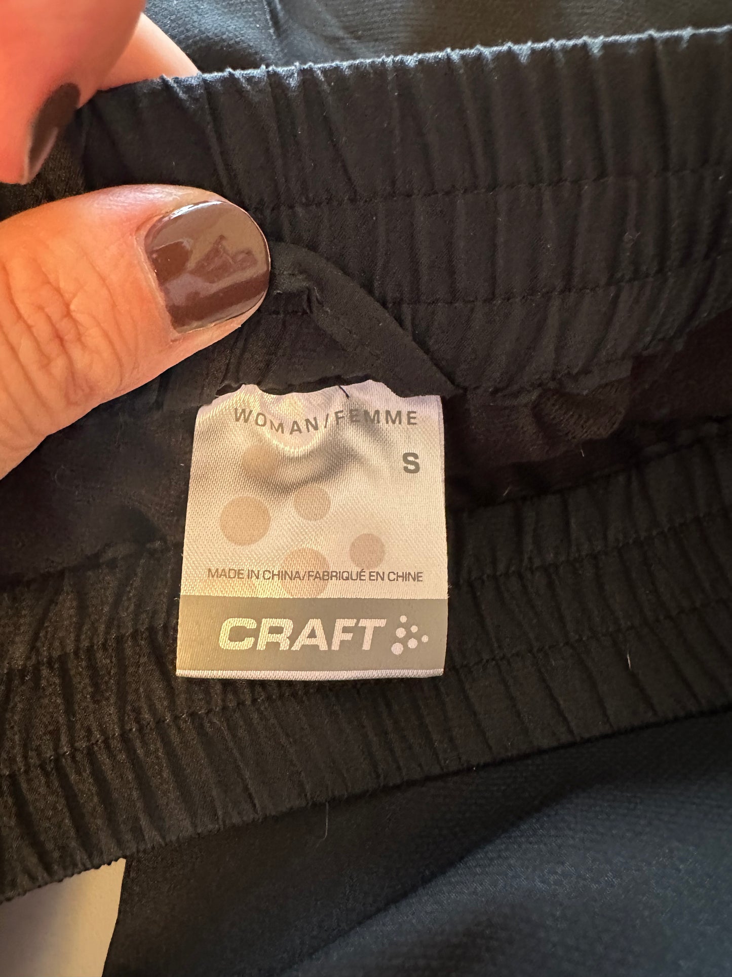 Craft Women's Full Side Zip Jogger Style Track Pants | Size Small