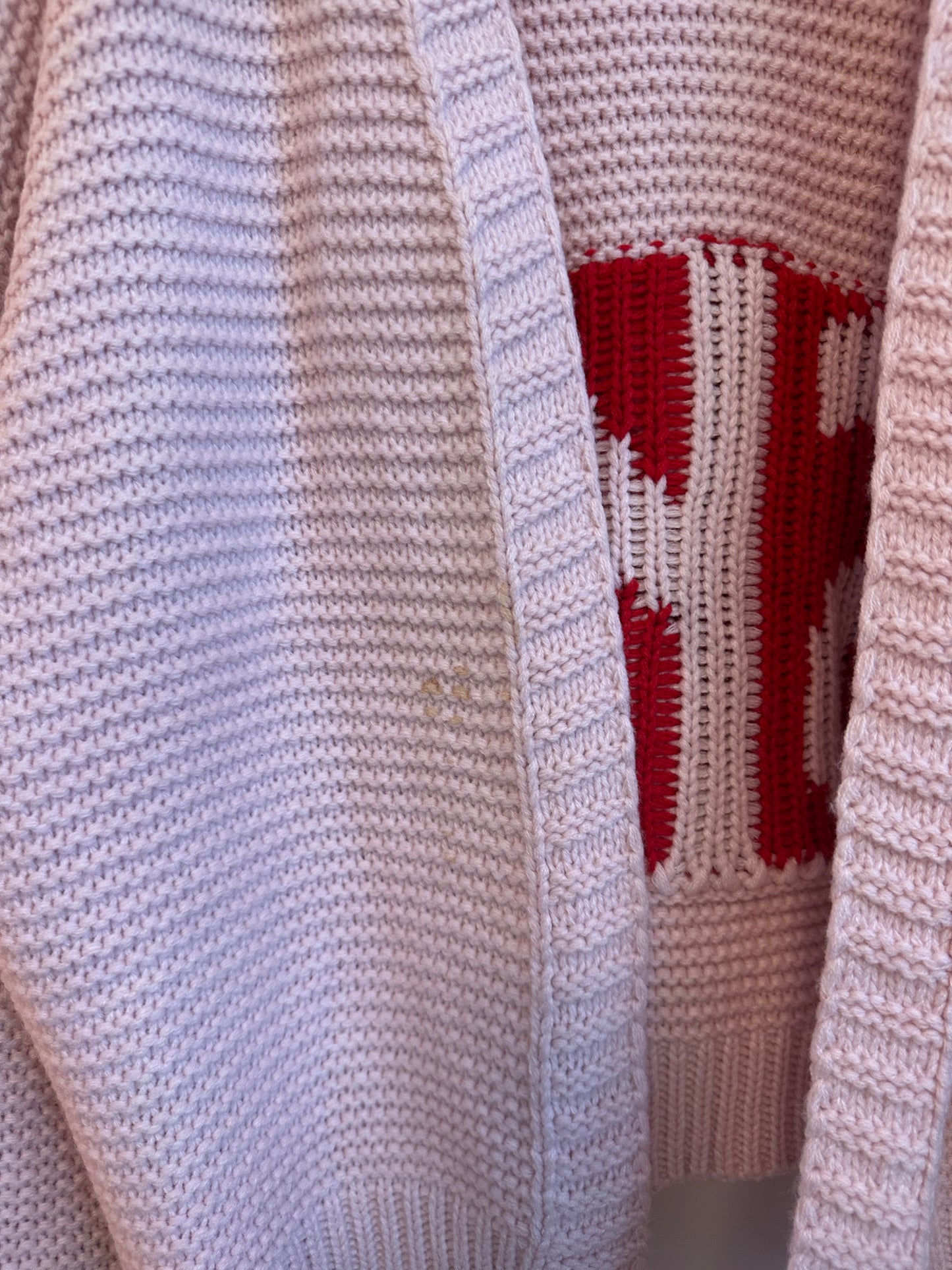 Panache Apparel Apres Ski Oversized Pink Cardigan | Size XL