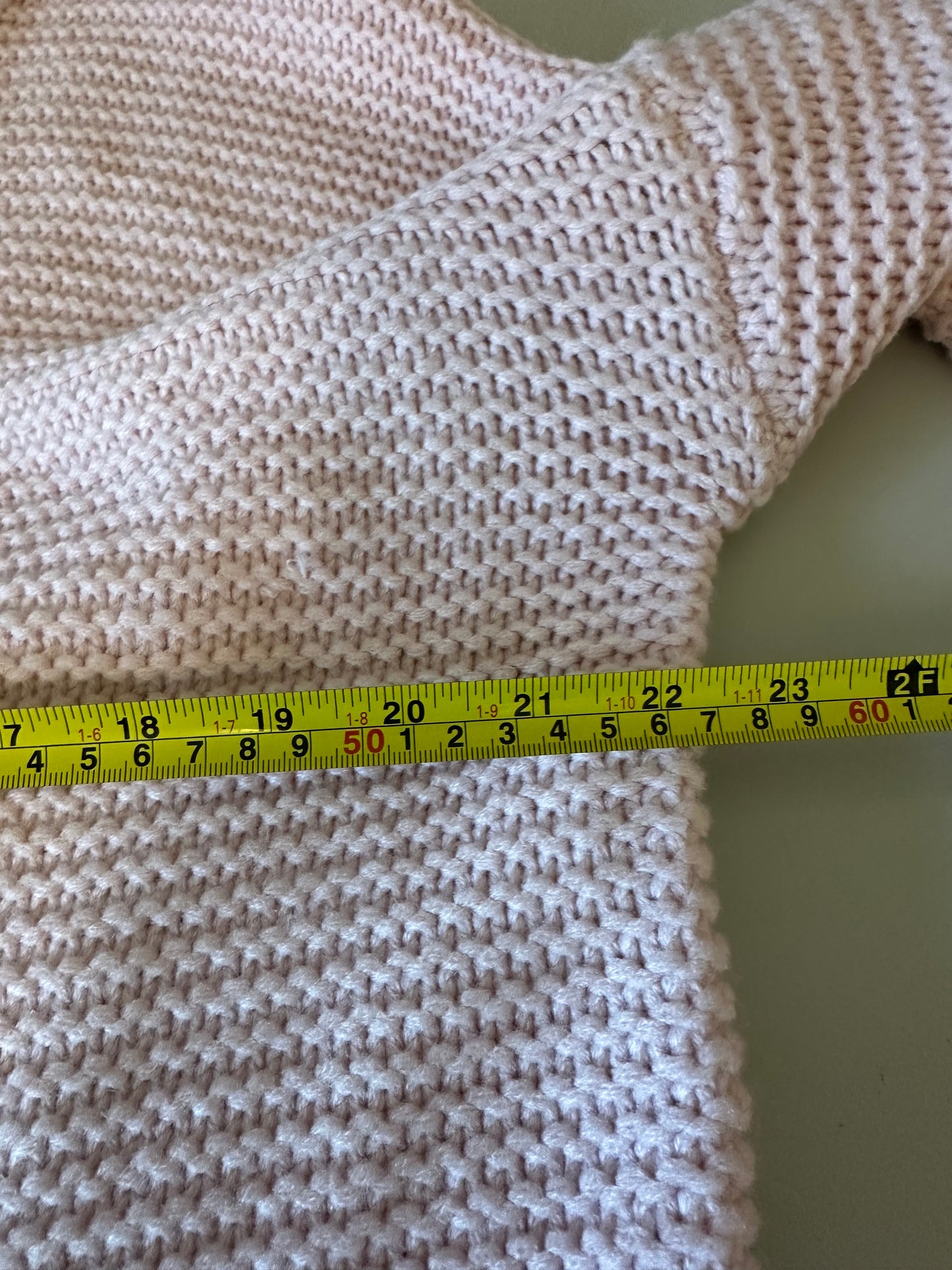 Panache Apparel Apres Ski Oversized Pink Cardigan | Size XL