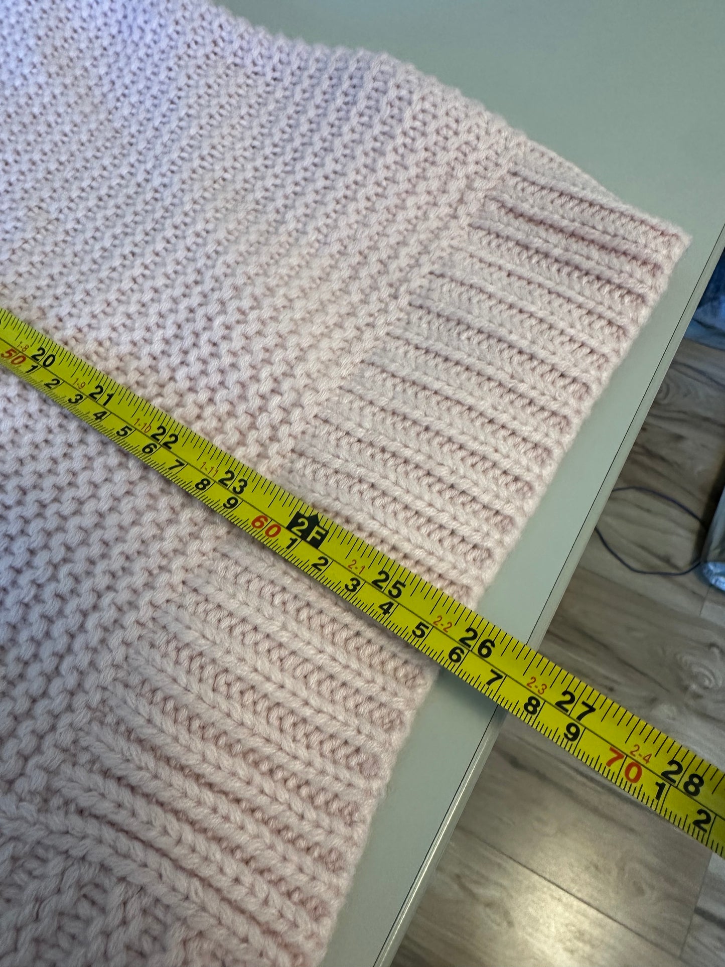 Panache Apparel Apres Ski Oversized Pink Cardigan | Size XL