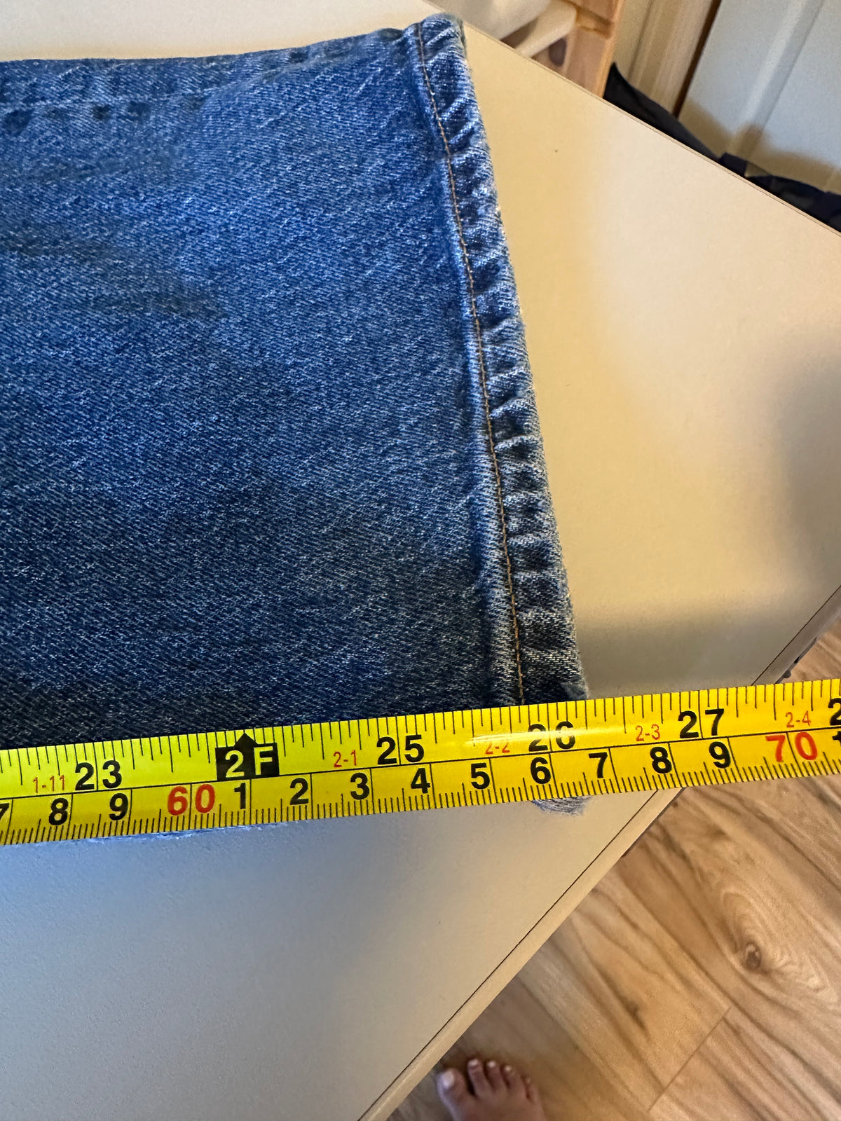 AGOLDE Ren High Rise Straight Leg Jeans in Medium Indigo Wash | Size 29