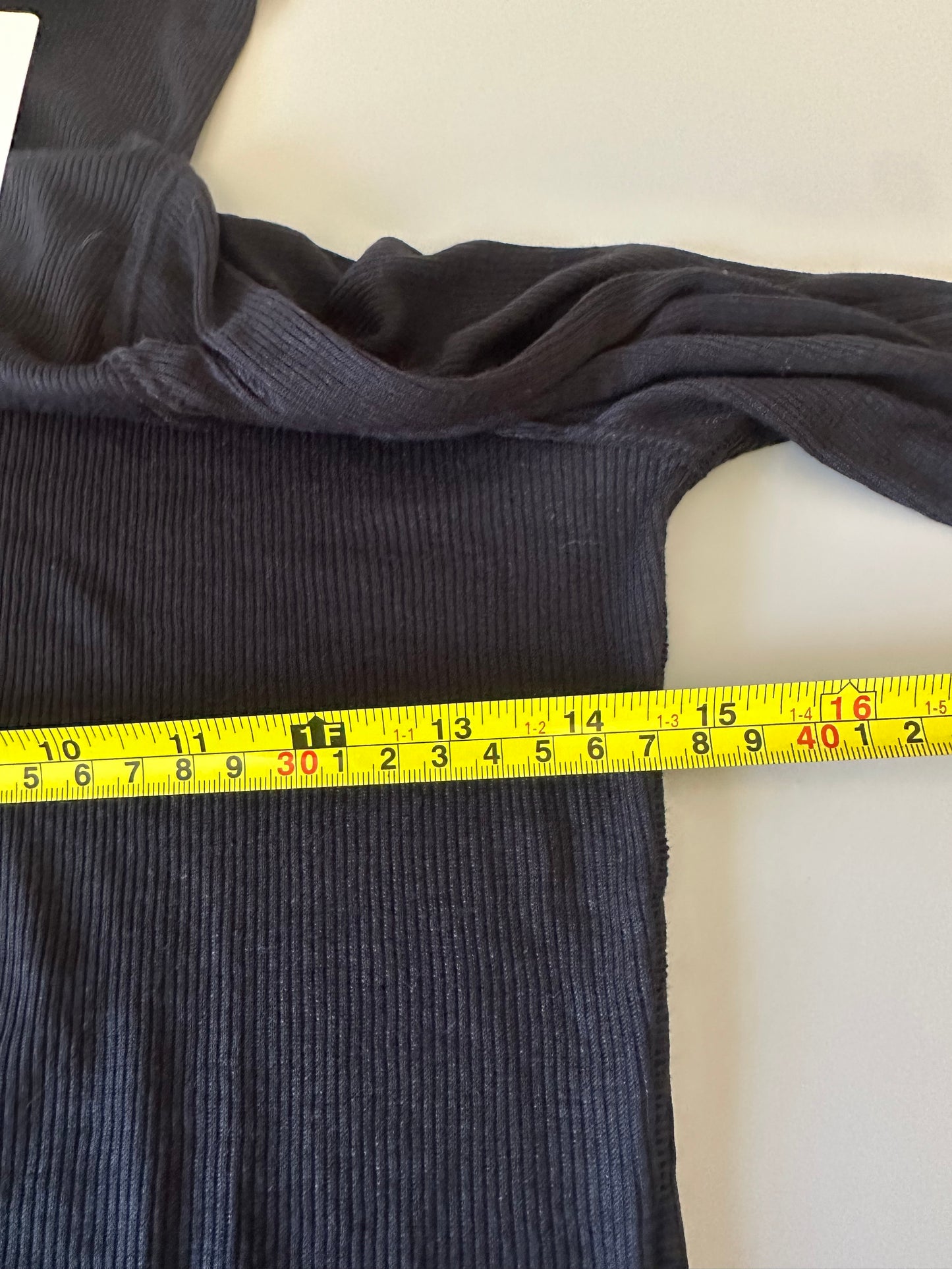 Free People Close to Home Layering Ribbed Turtleneck in Black | Size Medium
