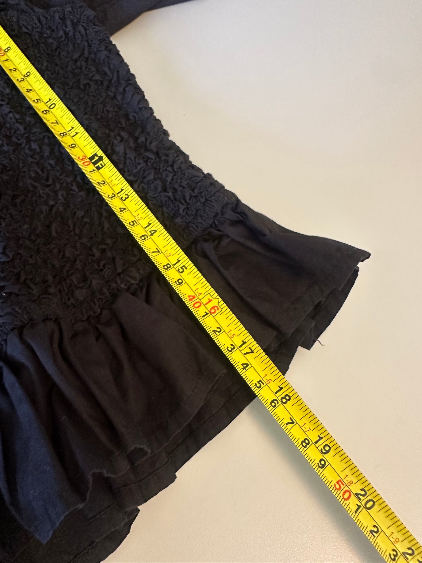 Cleobella Veronika Solid Blouse in Black | Size Medium