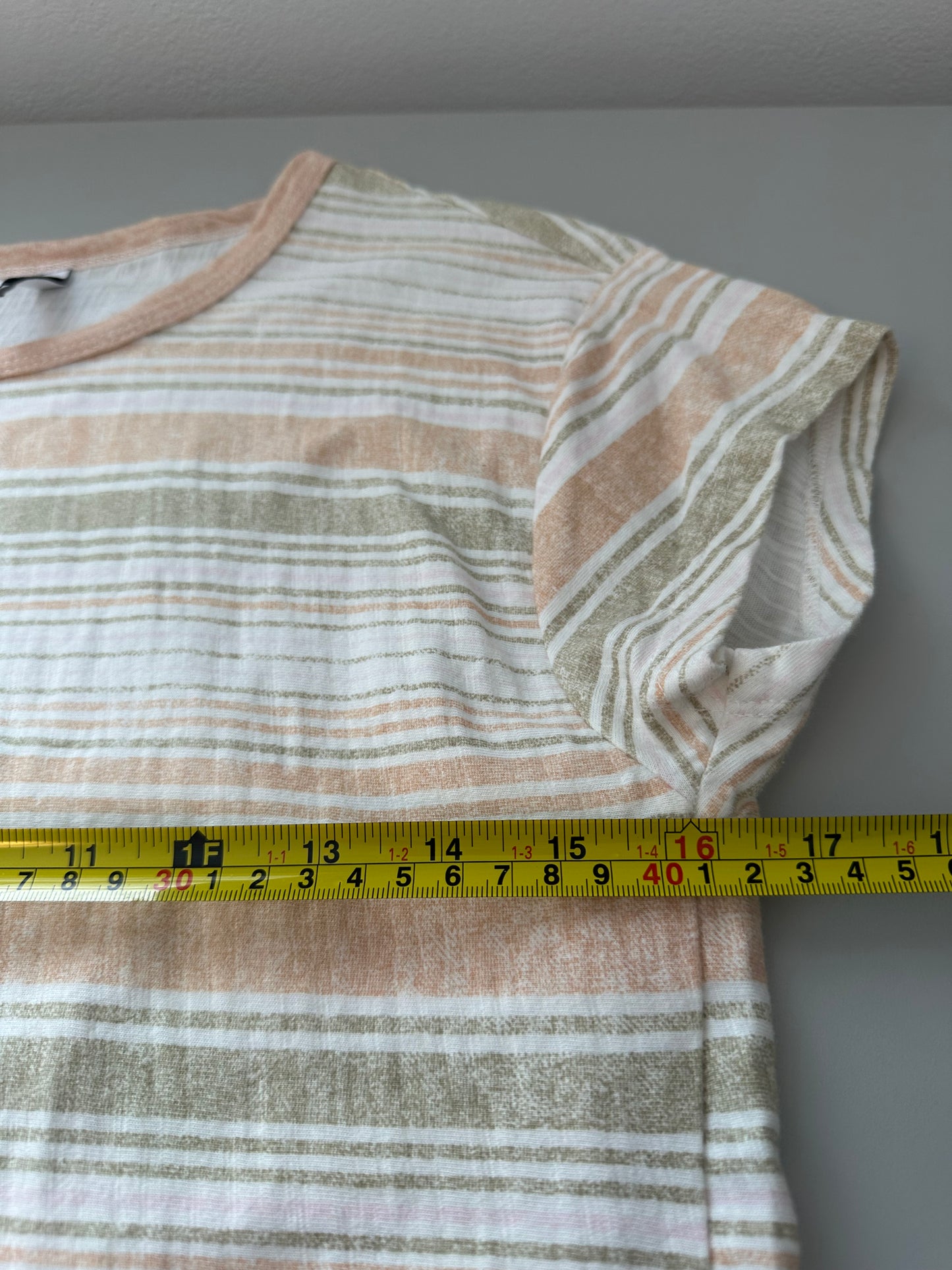 Z Supply Striped Cotton Crewneck T-Shirt | Size XS