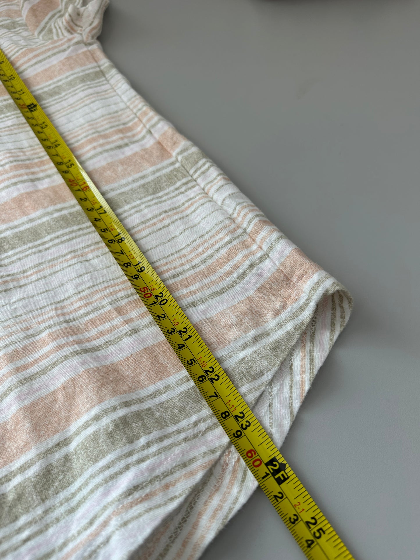 Z Supply Striped Cotton Crewneck T-Shirt | Size XS