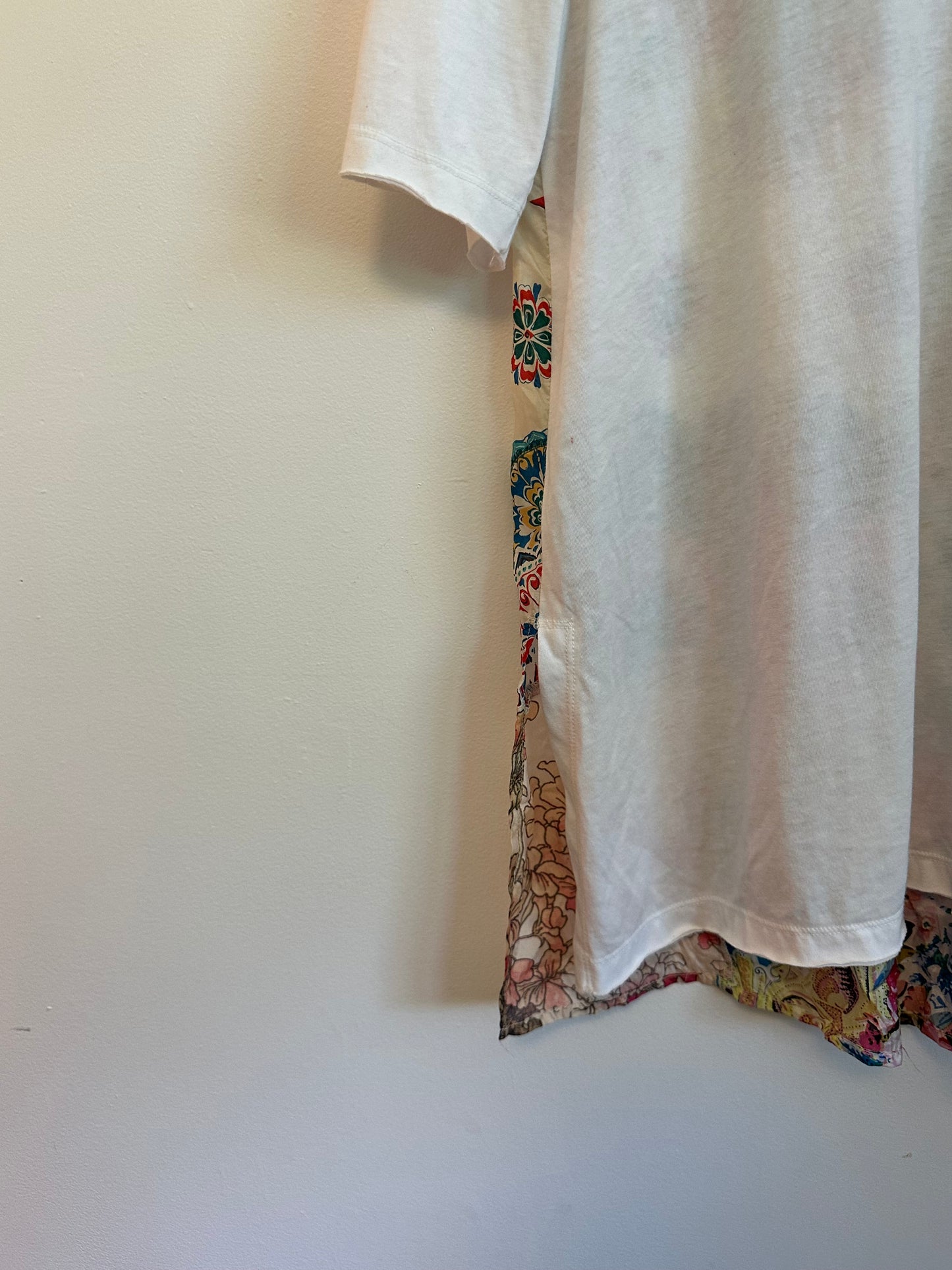 Johnny Was Mixed Medium Short Sleeve Tunic T-Shirt | Size Large