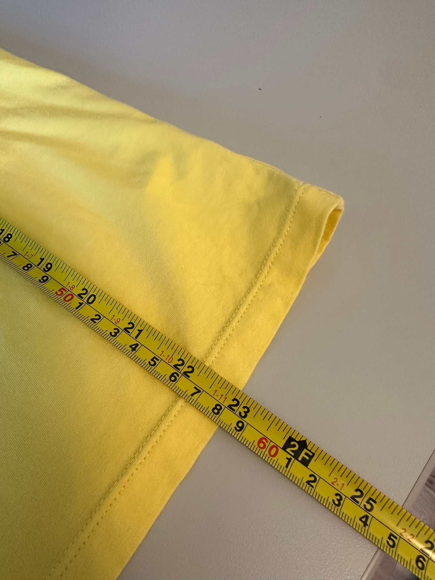 Lilly Pulitzer Ruffle Trim Cotton Tank Top in Yellow | Size Medium