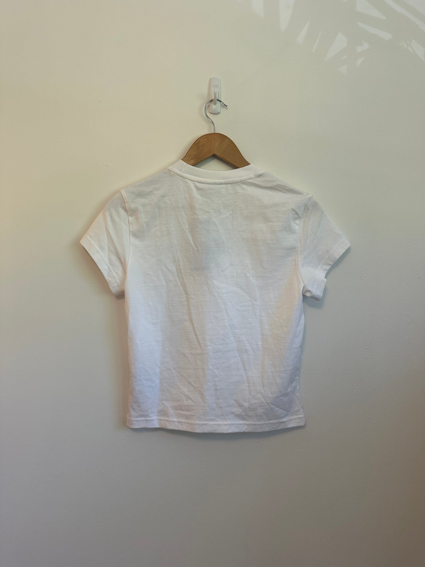 NWT Adidas Essentials Slim Fit T-Shirt in White | Size Small