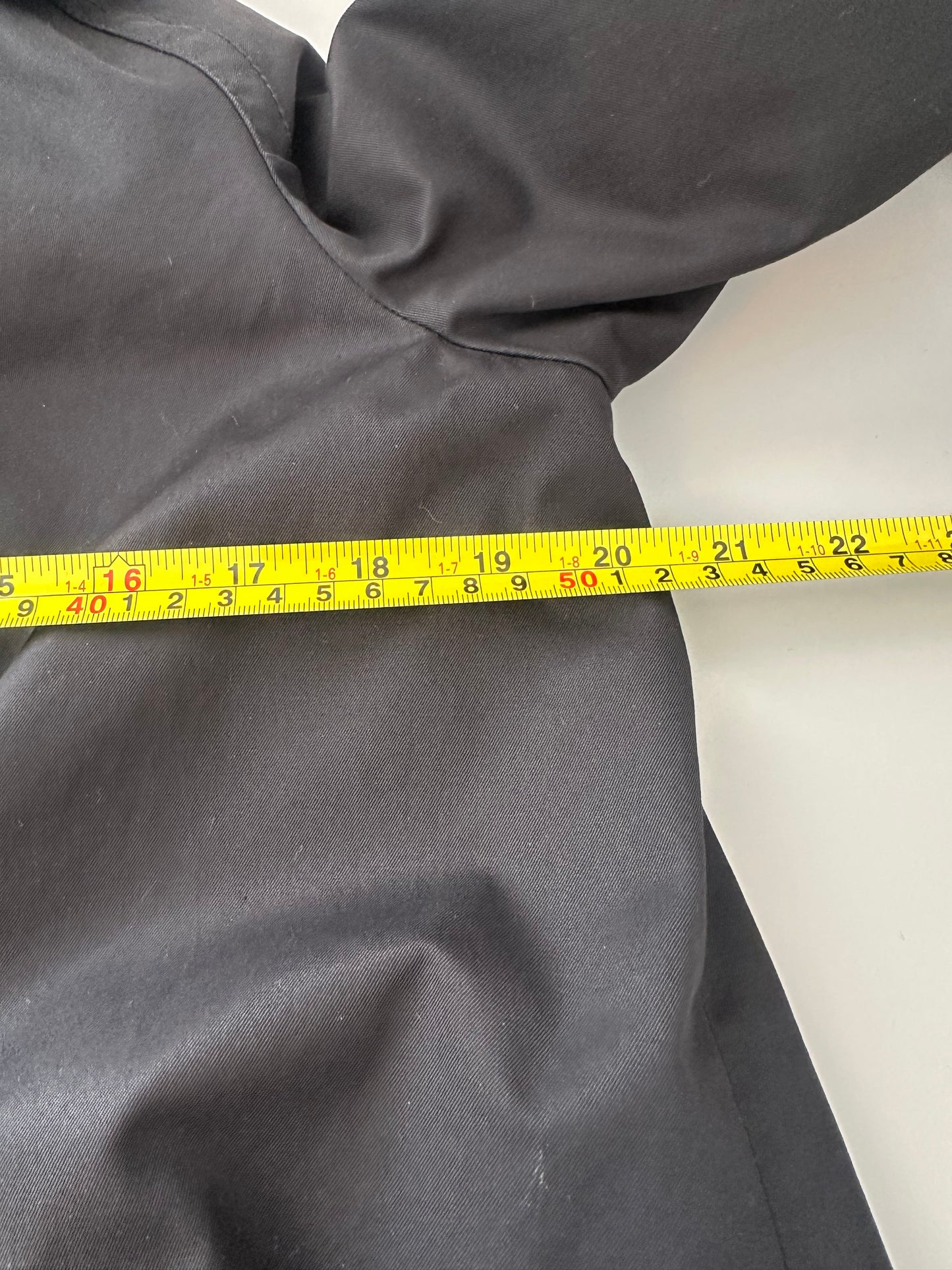 Banana Republic Black Short Classic Cotton Trench Coat | Size Small