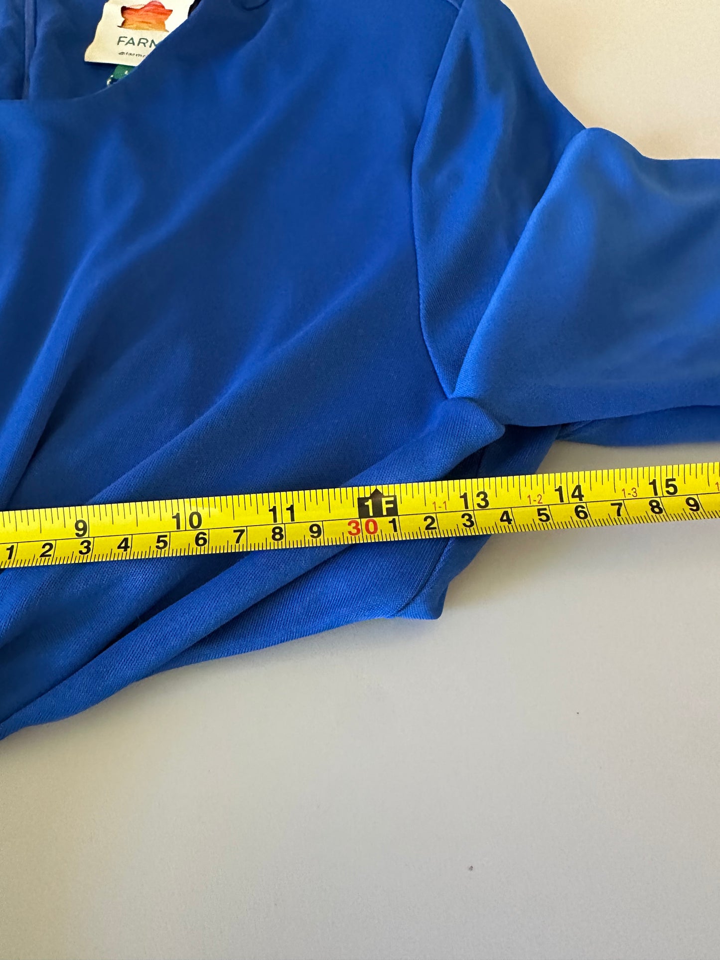 NWT FARM Rio Knotted Cut-Out Maxi Dress in Cobalt Blue | Size Large