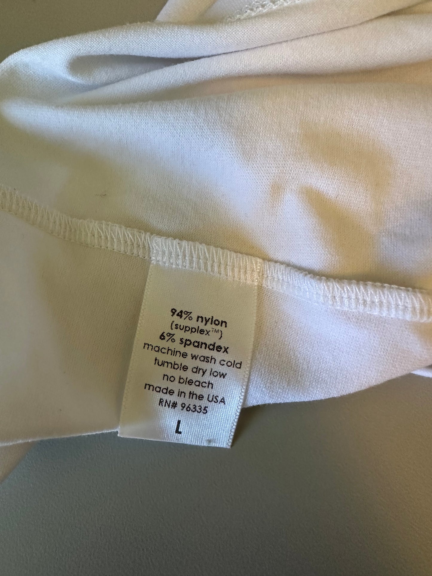 Susana Monaco White Short Sleeve T-Shirt Dress | Size Large