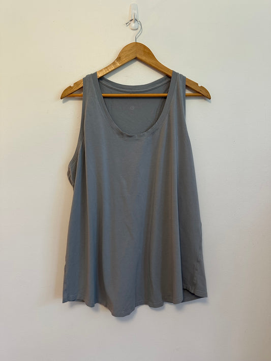 Lululemon Love Racerback Relaxed Fit Tank Top in Gray | Size 12
