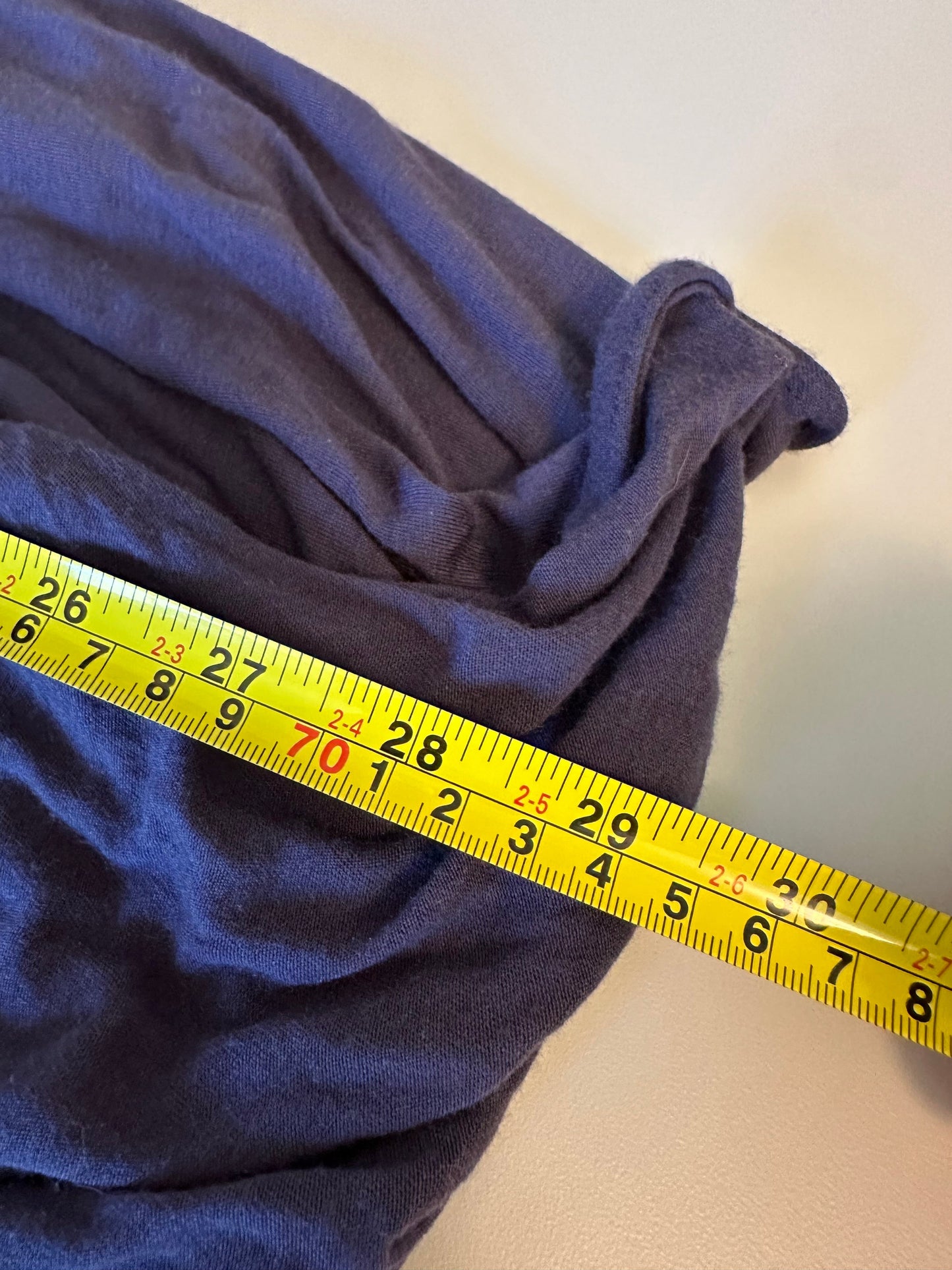 Fresh Laundry Navy Blue Modal Wrap Blouse | Size Large