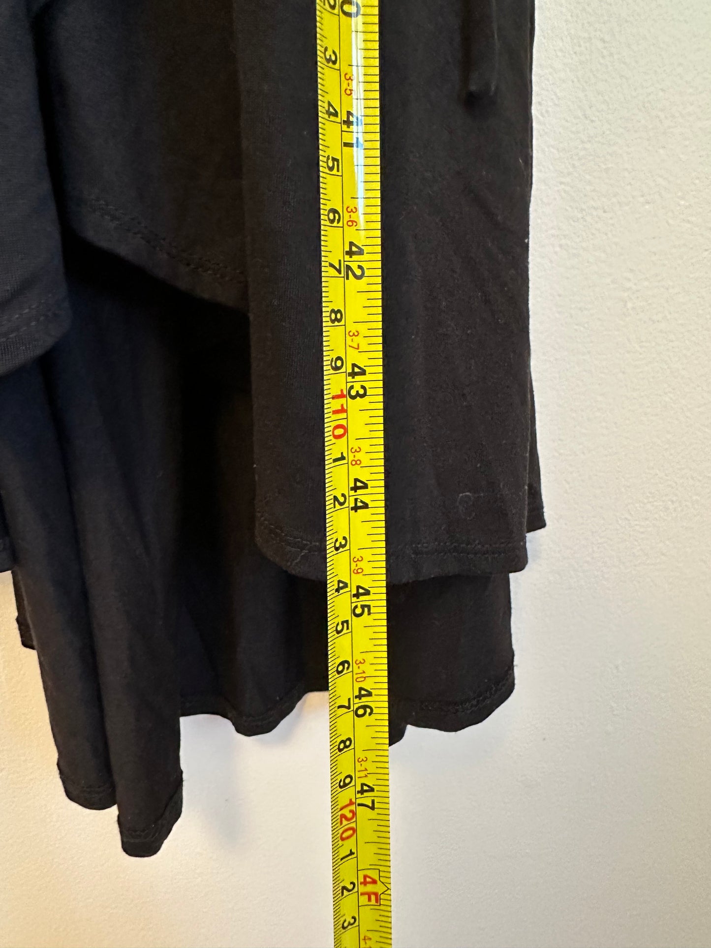 Susana Monaco Black Scoop Neck Tie Waist Midi Dress | Size Small