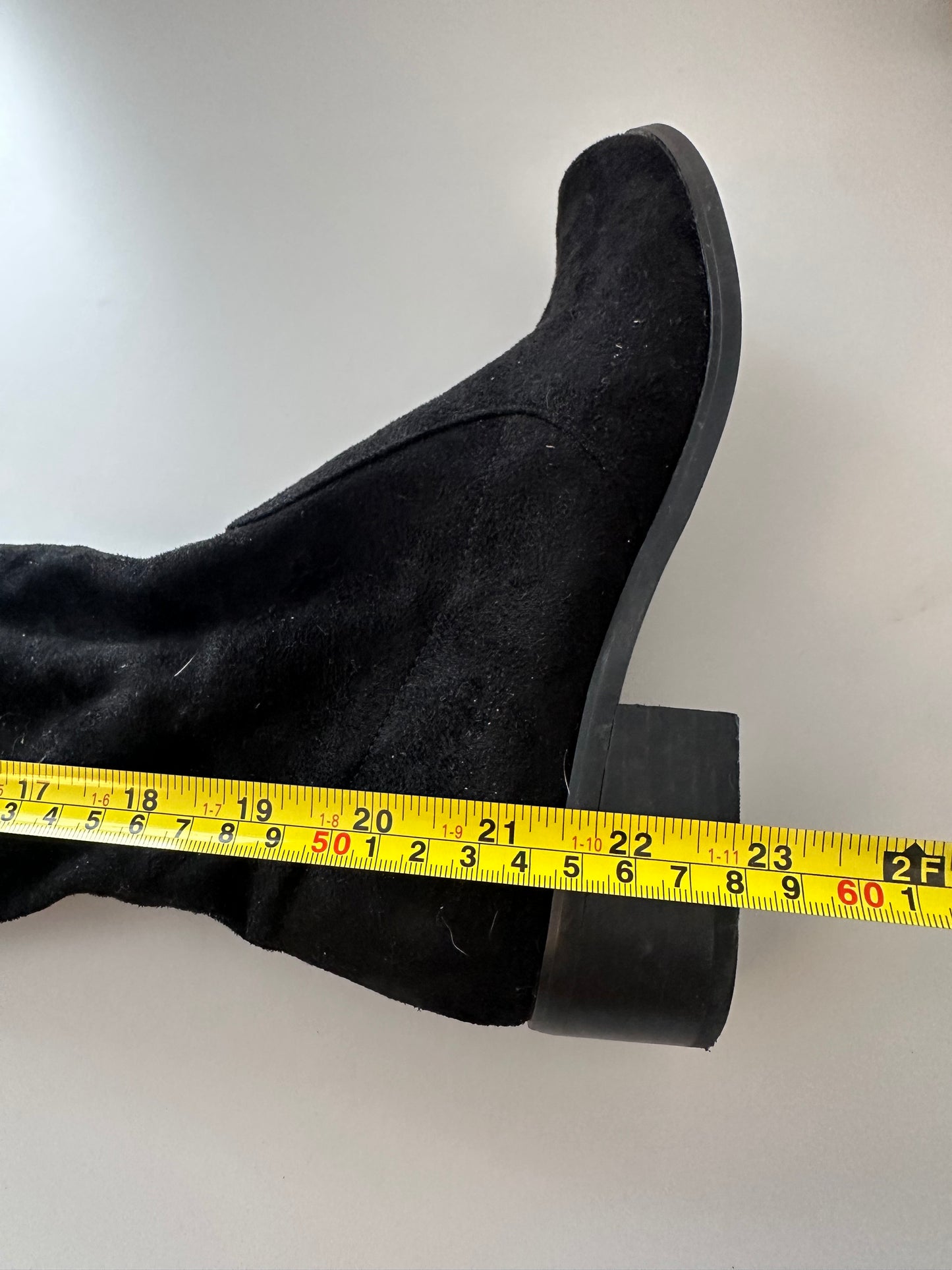 Charles David Black Suede Over the Knee Boots | Size 6