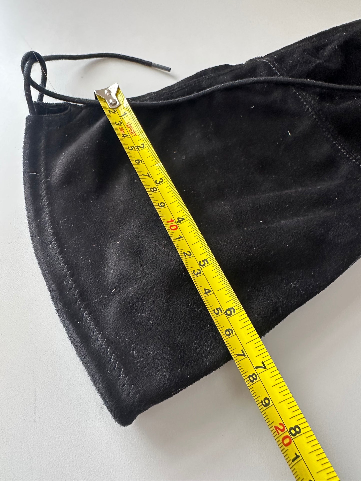 Charles David Black Suede Over the Knee Boots | Size 6