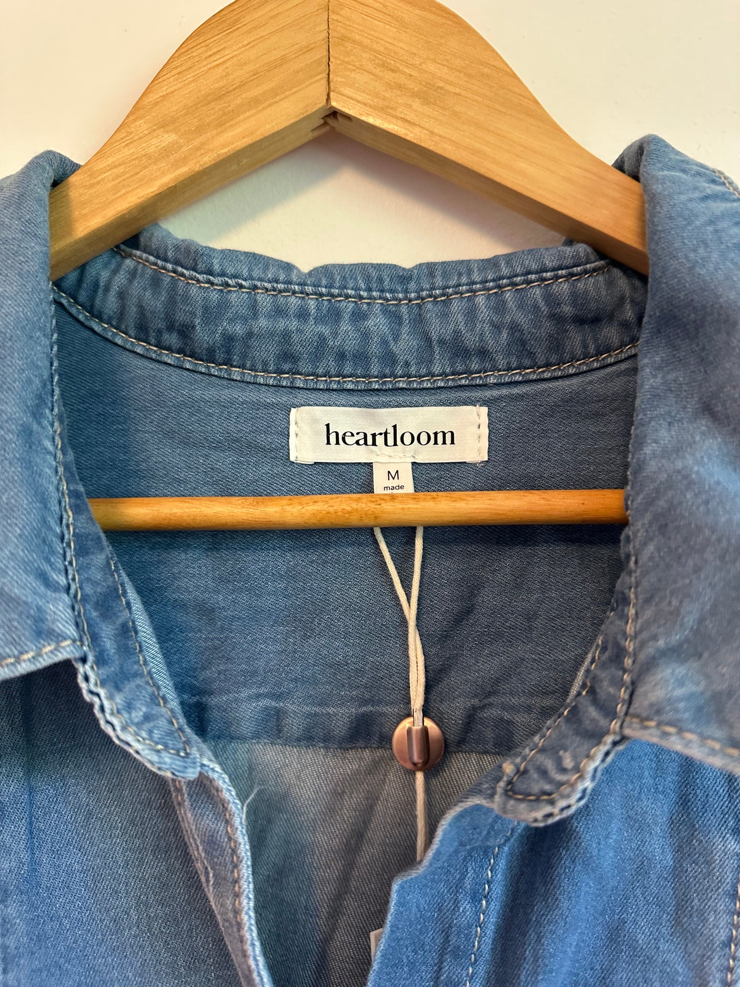 NWT Heartloom Kimmy Denim Romper | Size Medium