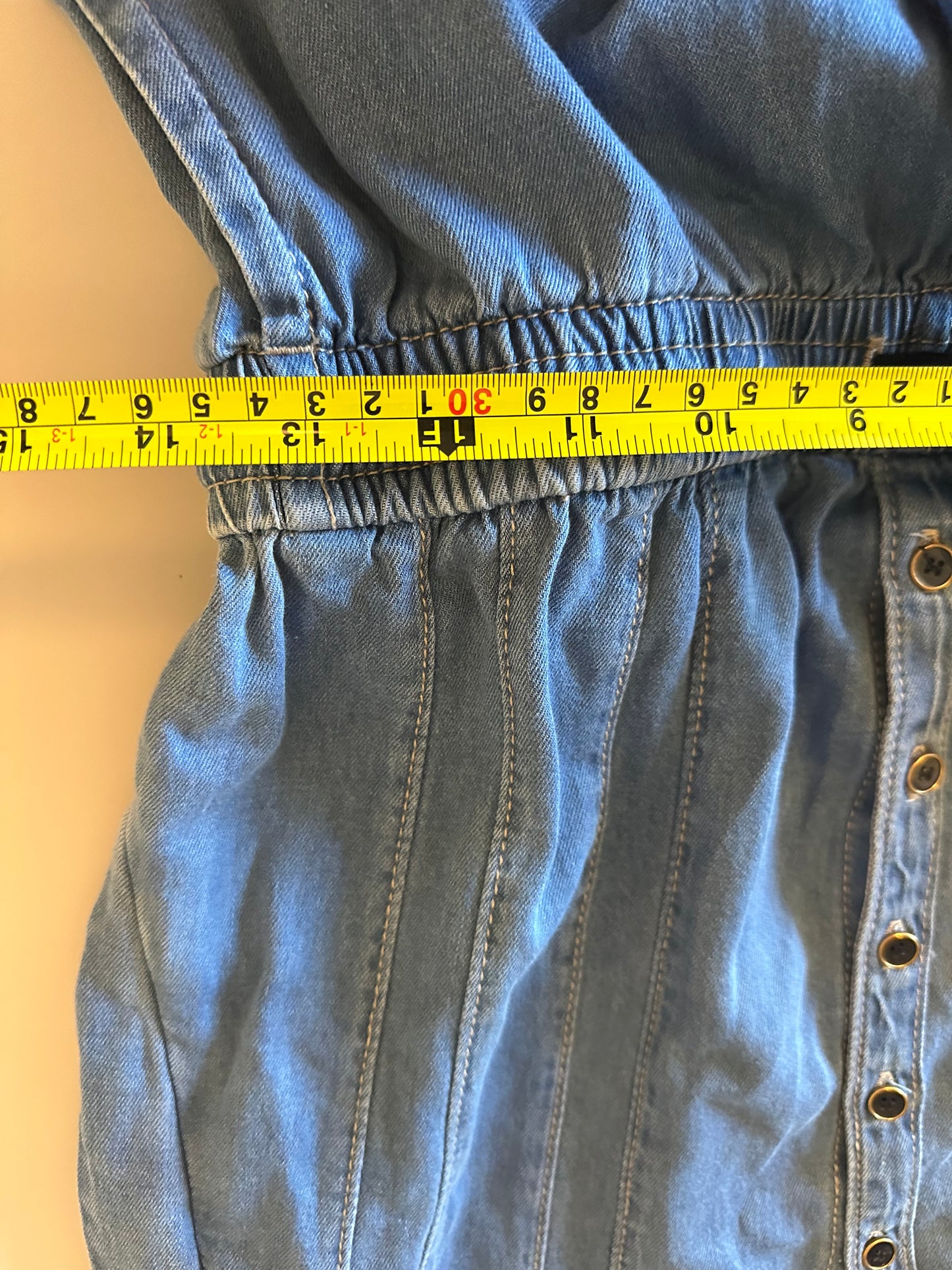 NWT Heartloom Kimmy Denim Romper | Size Medium