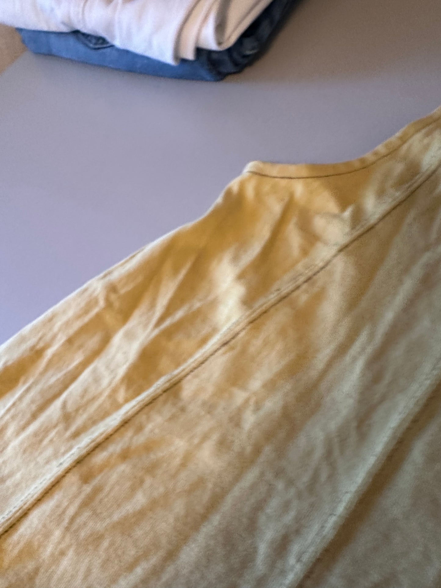 NWT Free People Beach Strada Trapeze Shirt in Yellow | Size XS