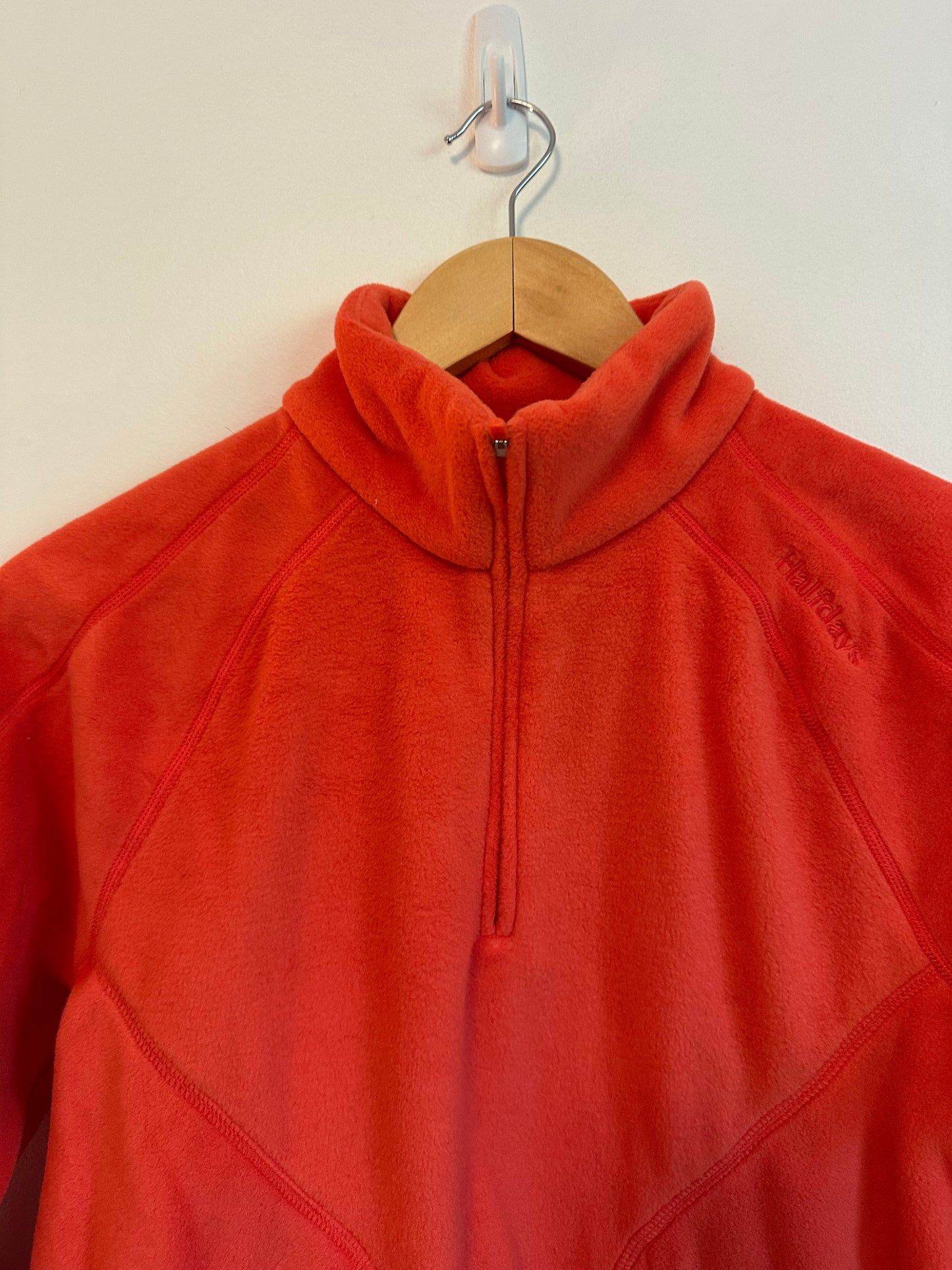 NWT Halfdays Bonnie Polartec® Fleece Midlayer in Spritz Orange | Size XS