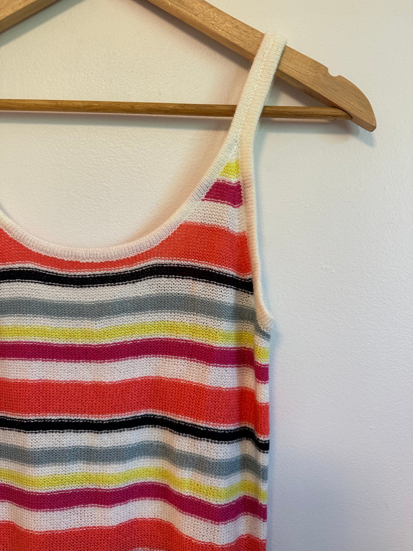 Cupcakes and Cashmere Aeon Tank in Ivory Stripe | Size XS