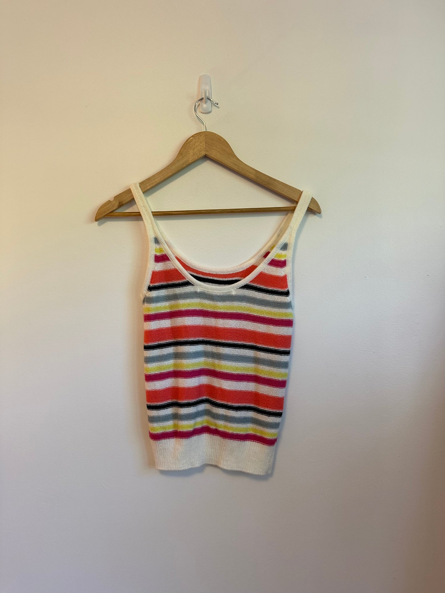 Cupcakes and Cashmere Aeon Tank in Ivory Stripe | Size XS