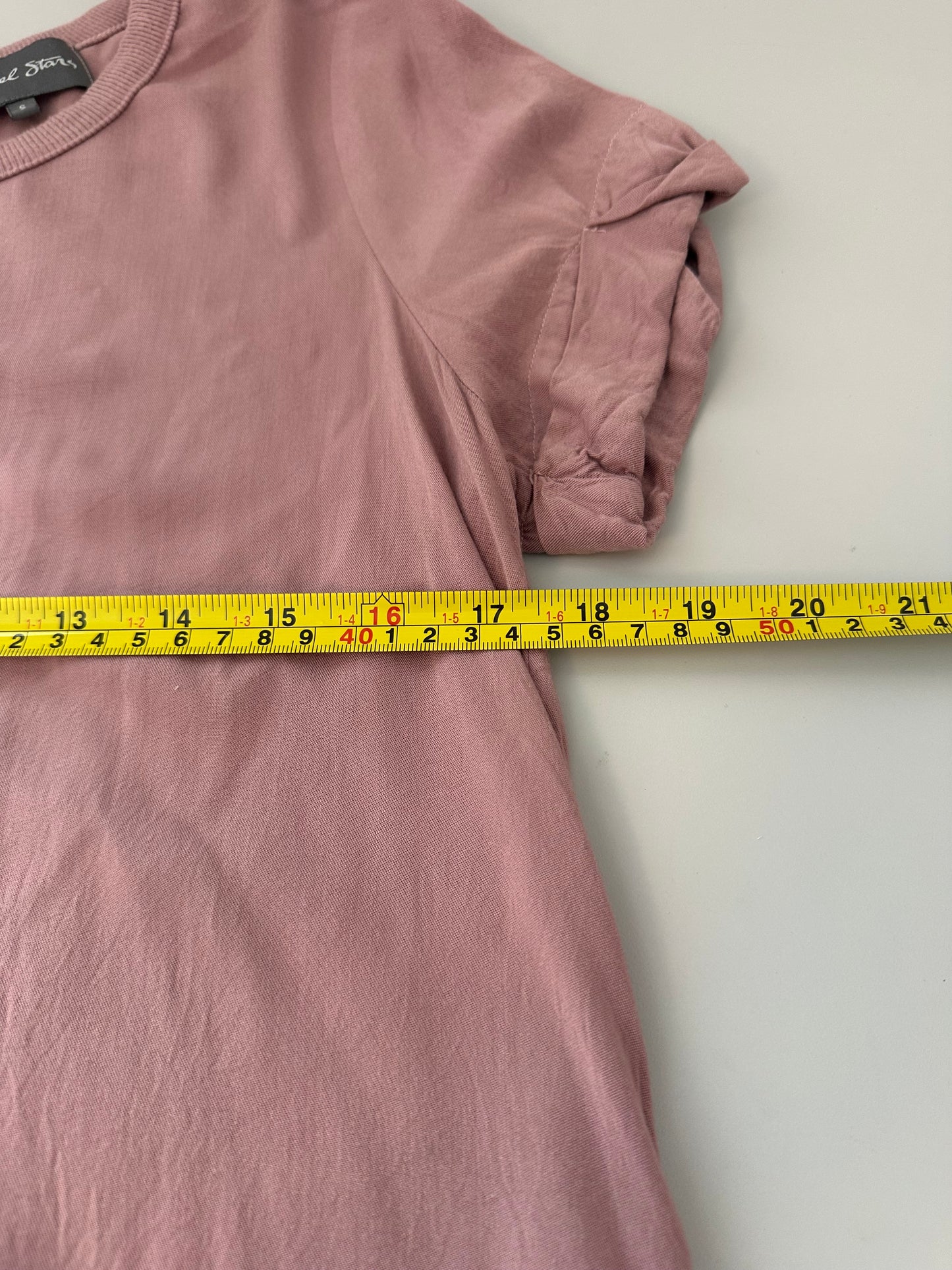 Michael Stars Mauve Pink Short Sleeve T-Shirt | Size Small