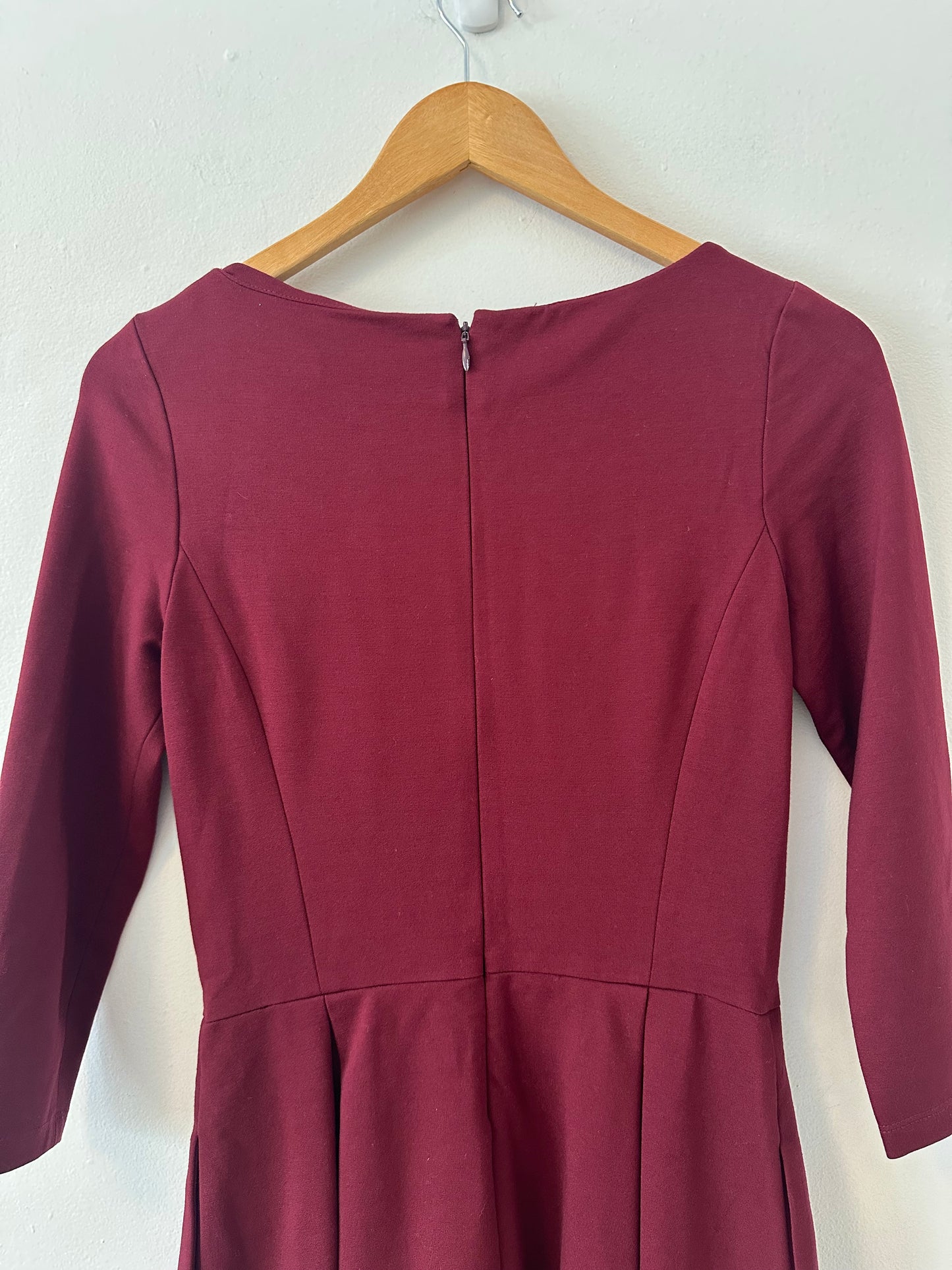 Banana Republic Maroon Red Fit and Flare Dress | Size 2