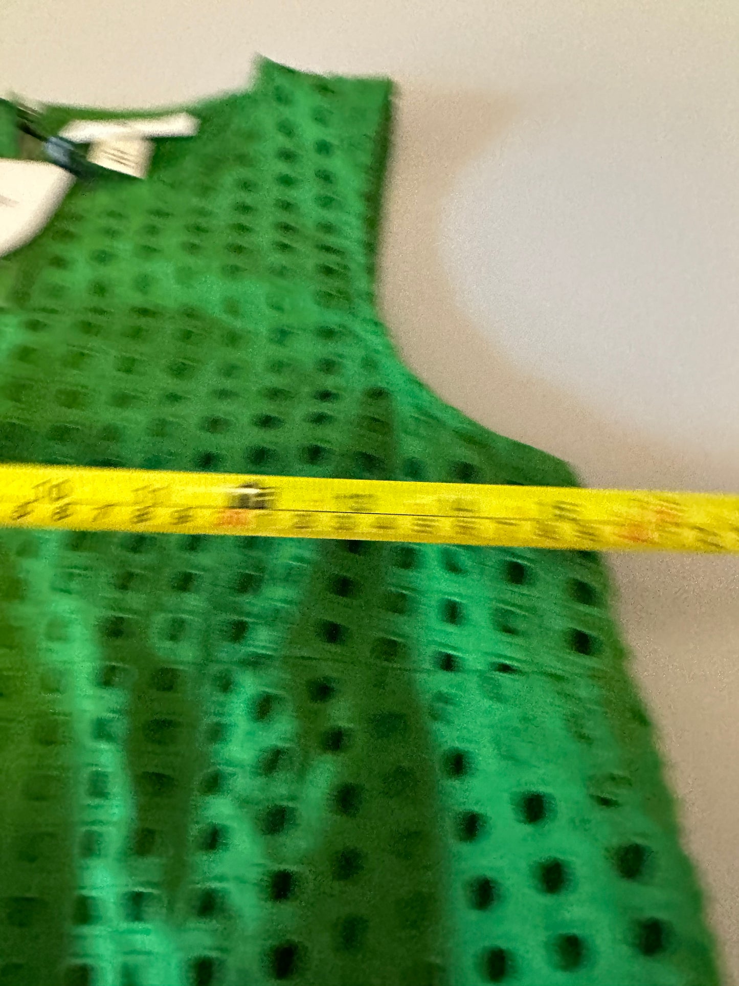 NWT Kate Spade Cotton Eyelet Shell Tank Top in Green | Size XXS