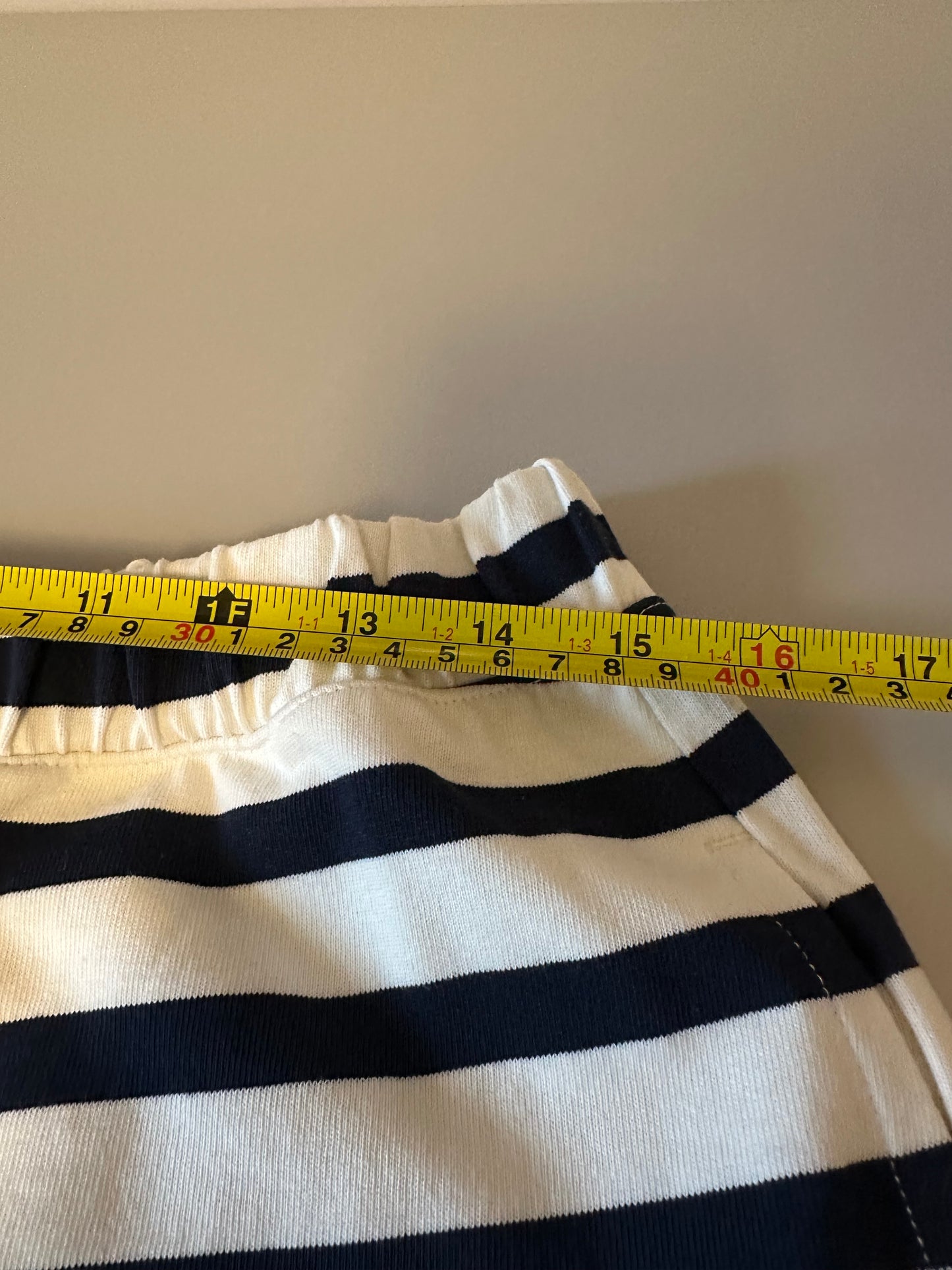 J. Crew Mariner Striped Jersey Shorts | Size Medium
