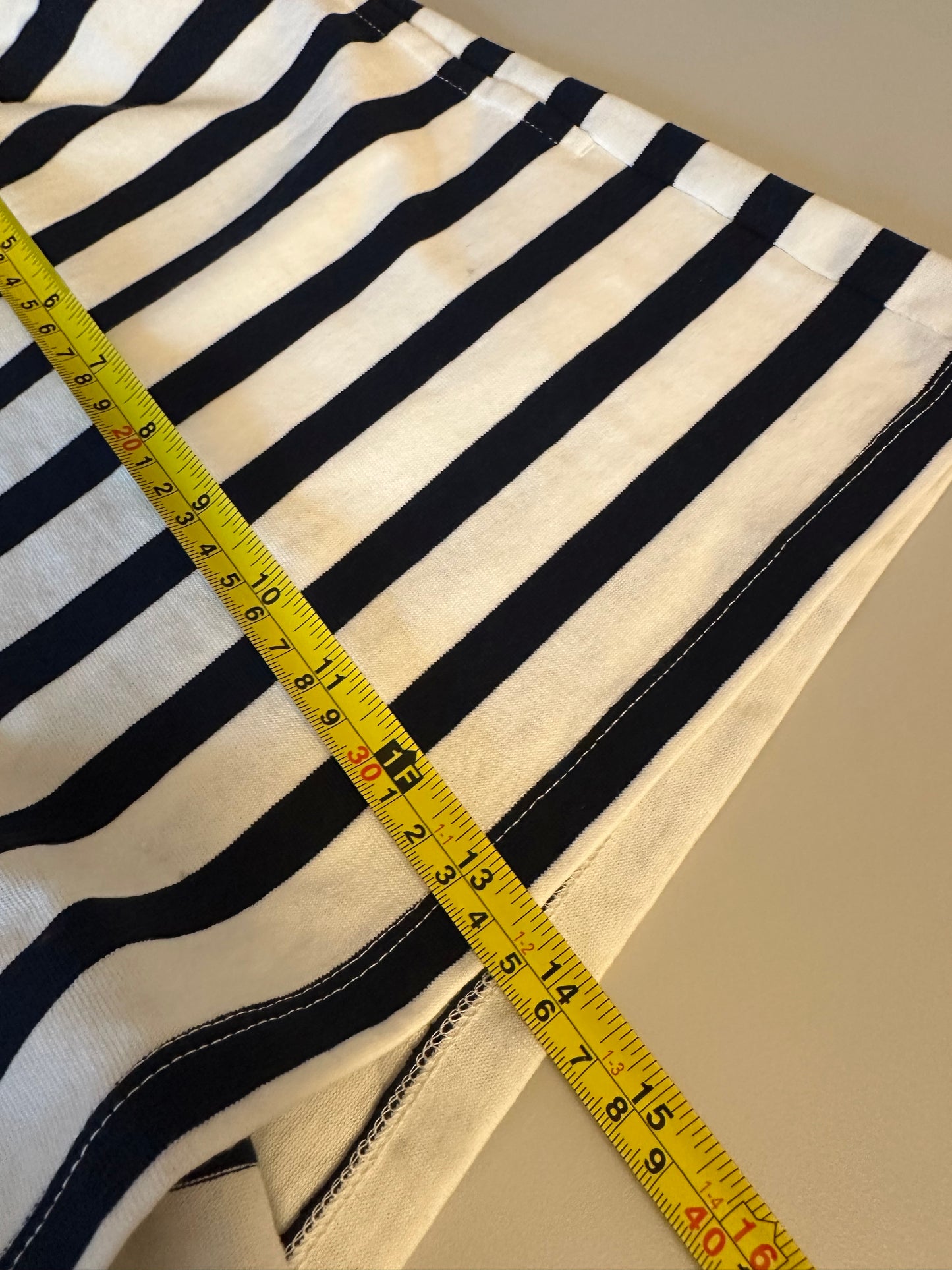 J. Crew Mariner Striped Jersey Shorts | Size Medium
