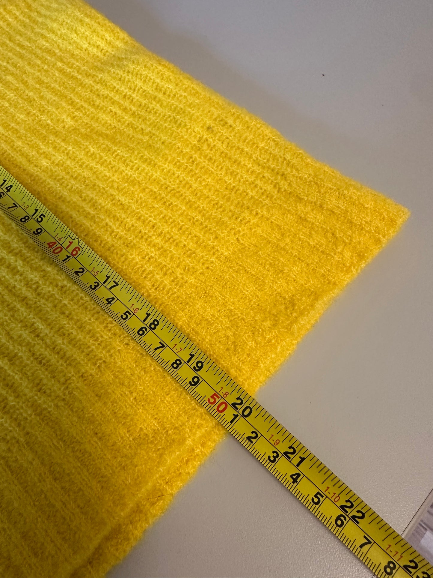 NWT J. Crew Cashmere Blend Boucle Tie Front Beach Sweater in Yellow | Size XS