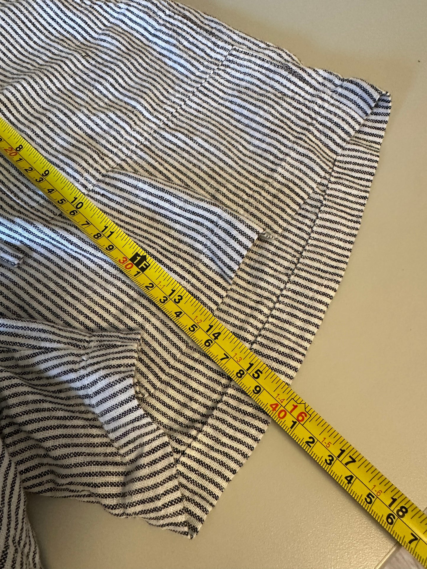 NWT J. Crew Linen Blend Striped Drawstring Shorts | Size Small