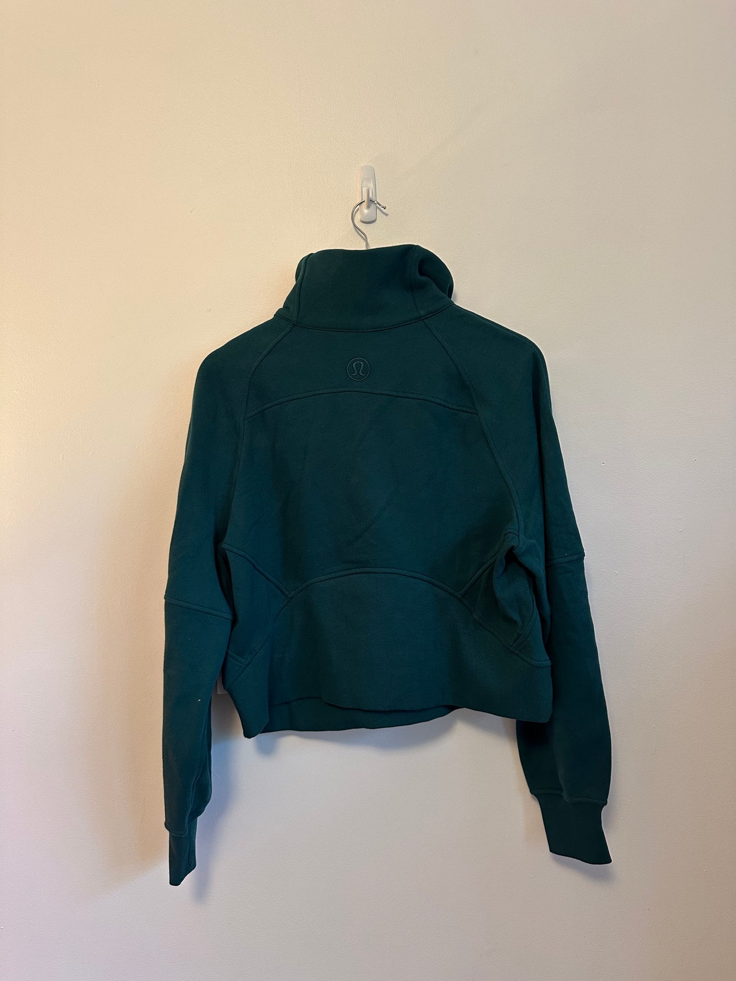 NWT Lululemon Scuba Oversized Funnel Neck Half Zip in Storm Teal | Size XS/Small