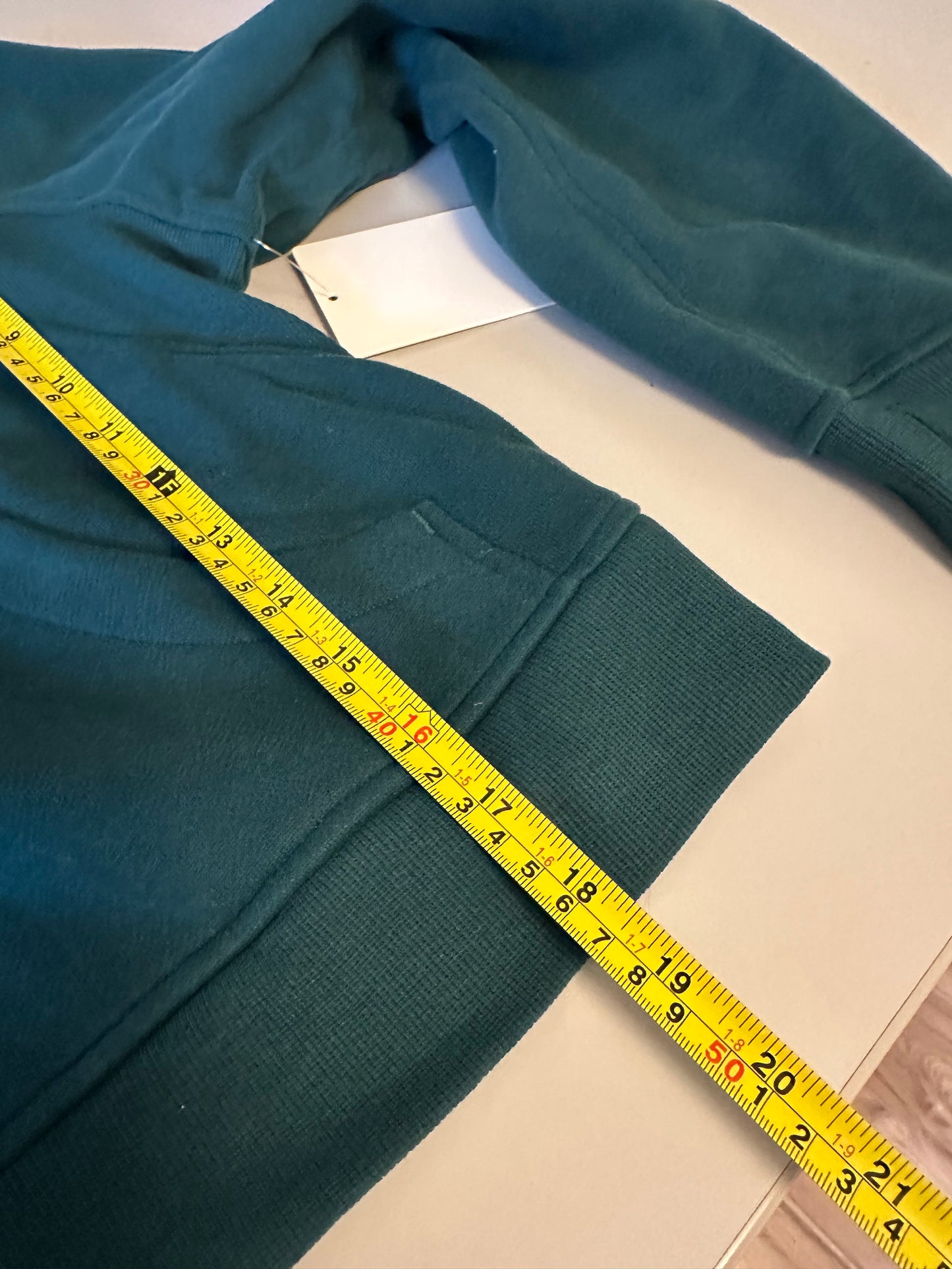 NWT Lululemon Scuba Oversized Funnel Neck Half Zip in Storm Teal | Size XS/Small