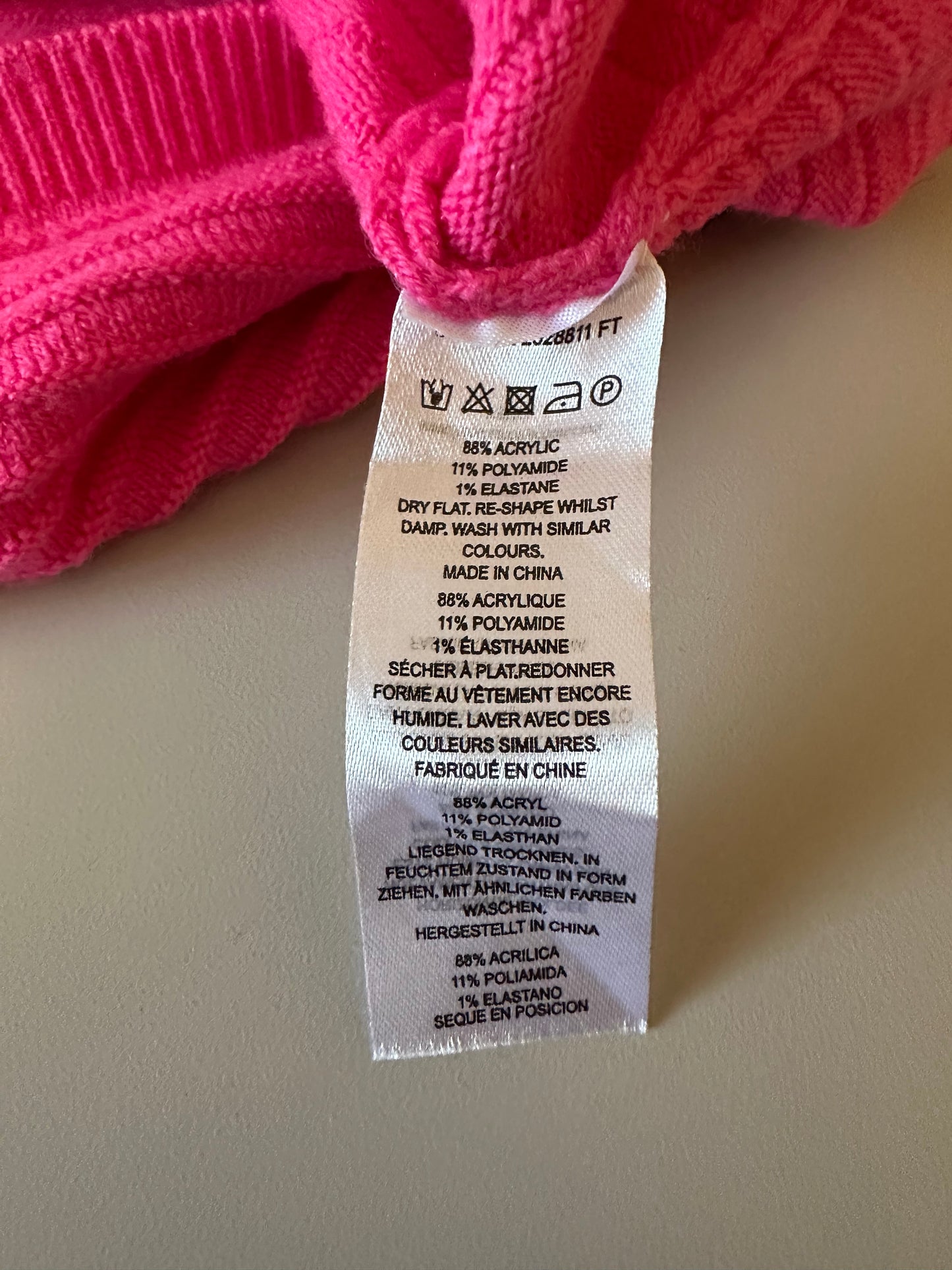 French Connection Babysoft Lena Slash Neck Ribbed Sweater in Pink | Size XS