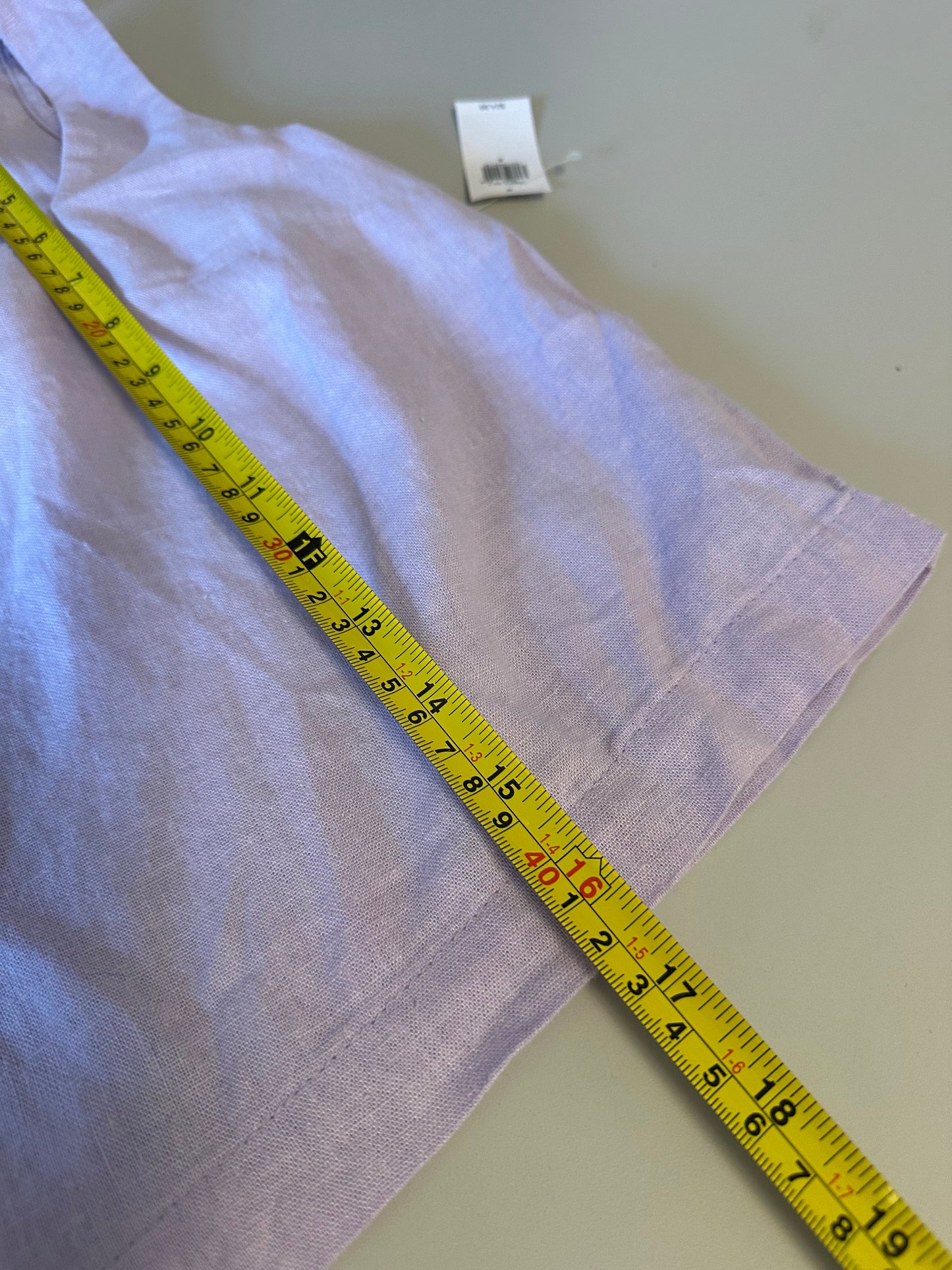 NWT Old Navy Sleeveless Linen-Blend Crop Top in Lavender Aura | Size Small