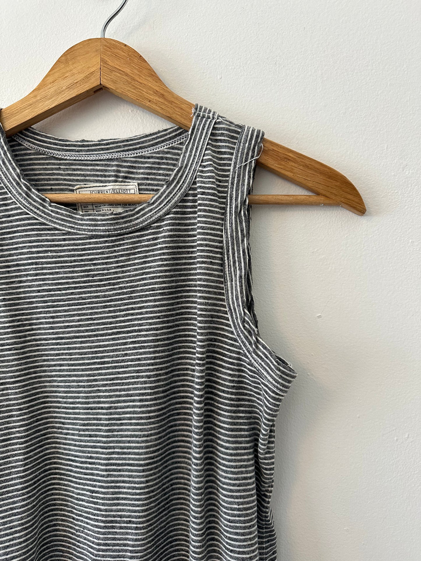 Current/Elliott The Muscle T-Shirt in Racer Stripe | Size XS