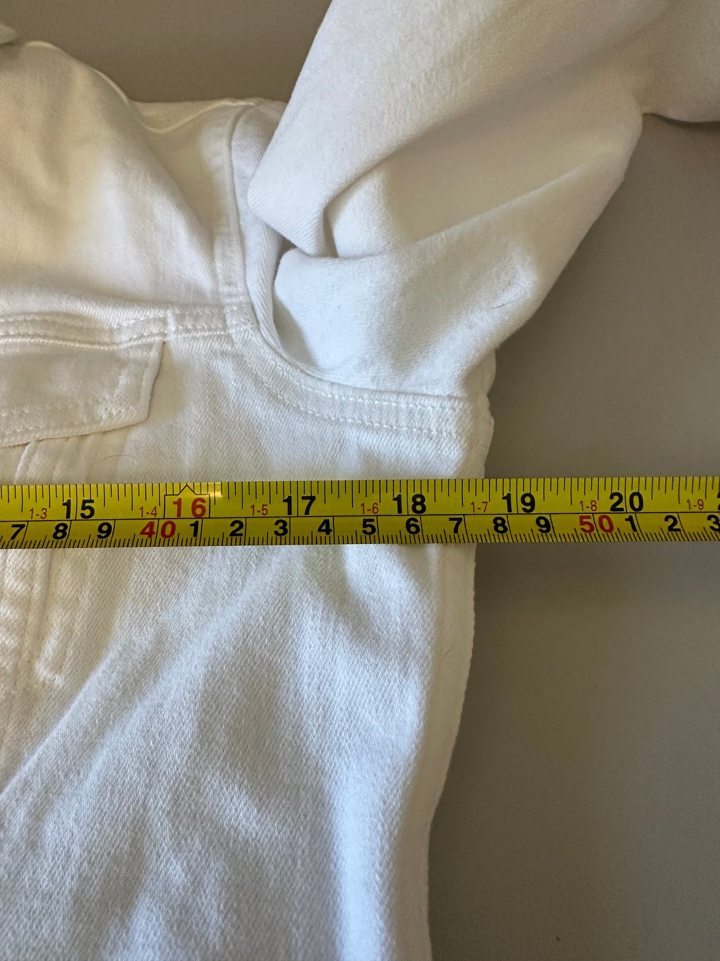 NWT J. Crew Relaxed Fit Denim Jean Jacket in White | Size XS